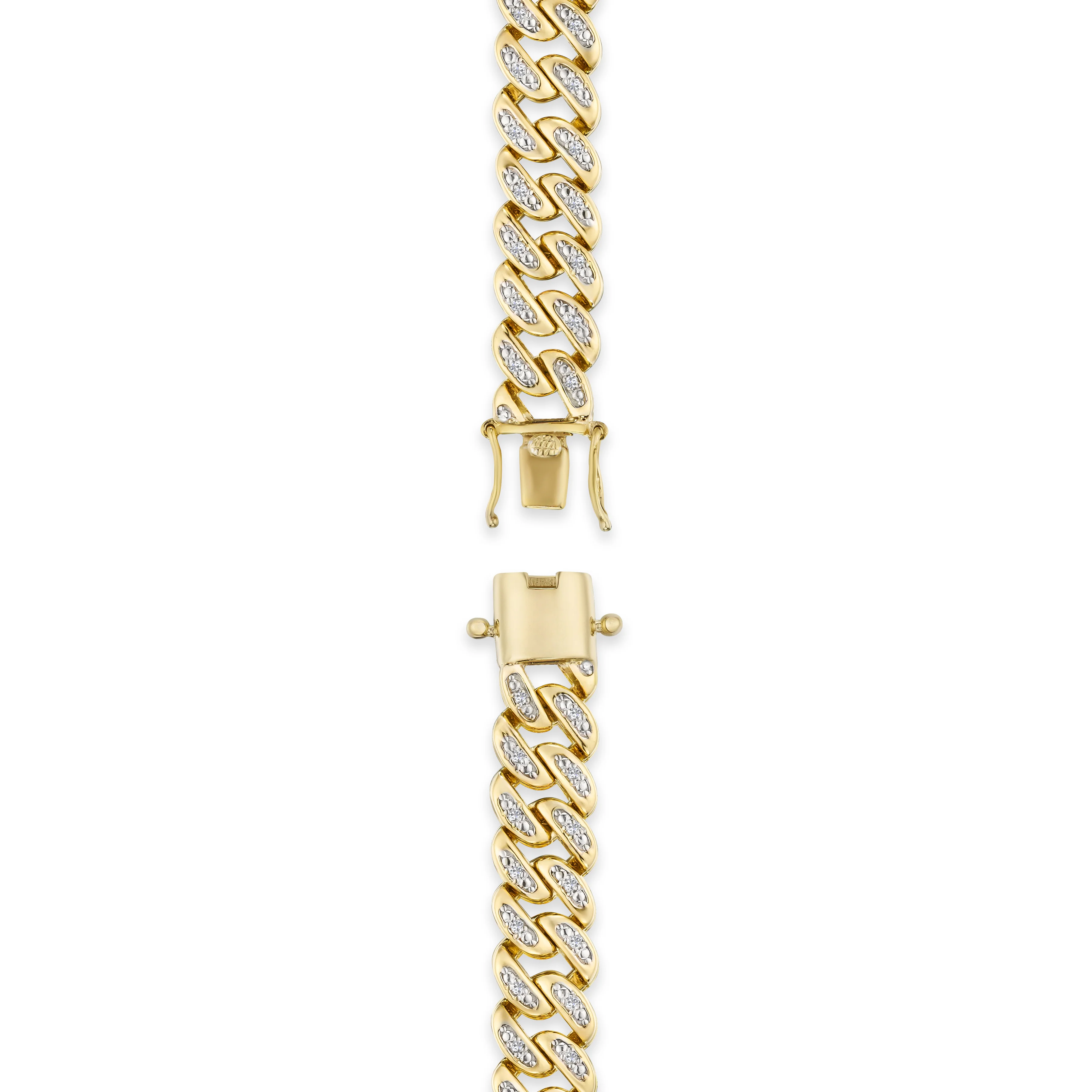 21 Inch Havana Cuban Lab Diamond Necklace 1.20ct Set in 18K Gold Vermeil - Image 5
