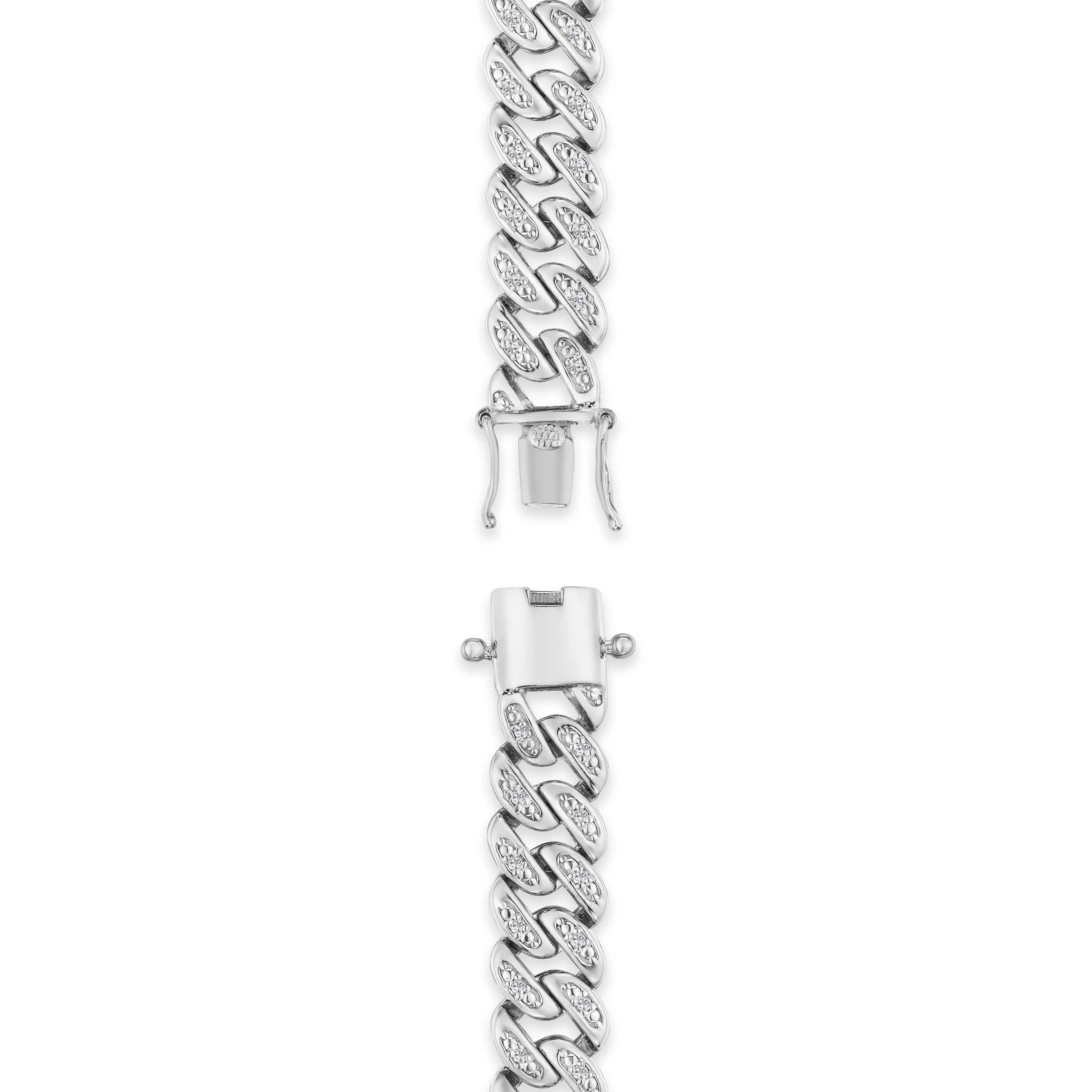 21 Inch Havana Cuban Lab Diamond Necklace 1.20ct Set in 925 Silver - Image 5