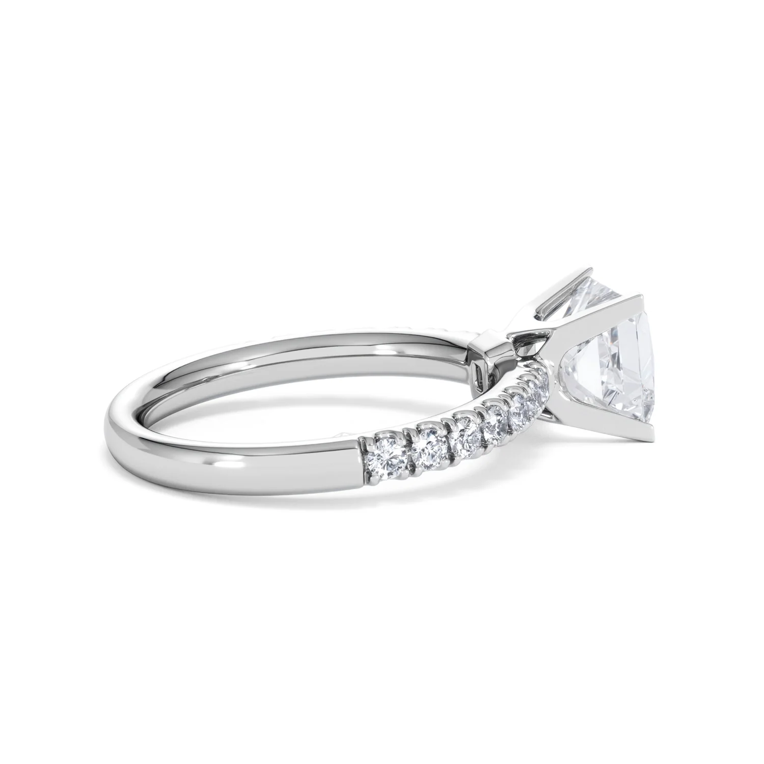 2.10ct Katerina Lab Princess Diamond Engagement Ring Platinum F/VS1 - Image 26