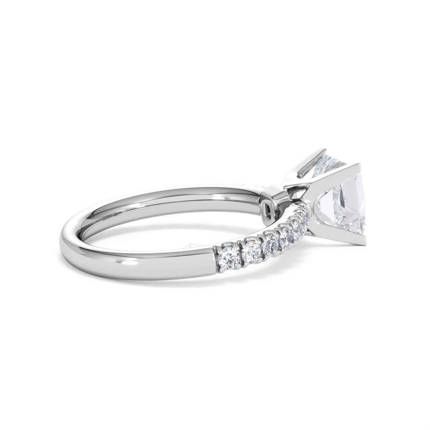 2.10ct Katerina Lab Princess Diamond Engagement Ring Platinum F/VS1 - Image 27
