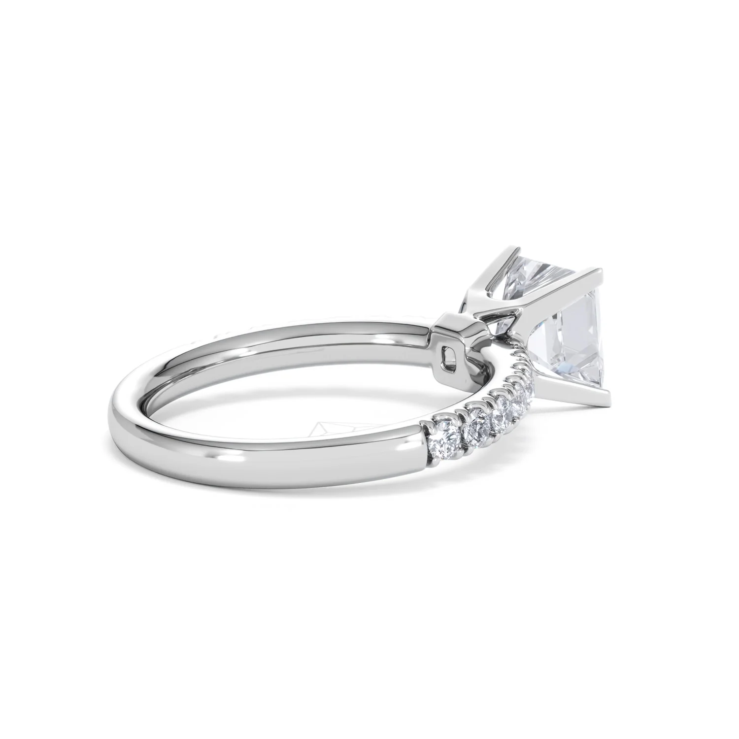 2.10ct Katerina Lab Princess Diamond Engagement Ring Platinum F/VS1 - Image 30