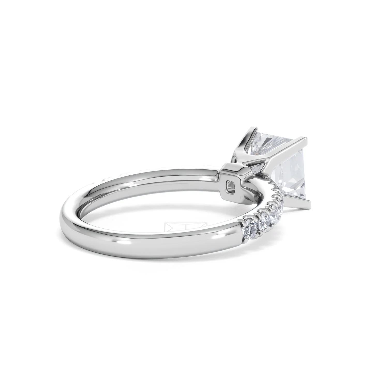 2.10ct Katerina Lab Princess Diamond Engagement Ring Platinum F/VS1 - Image 32