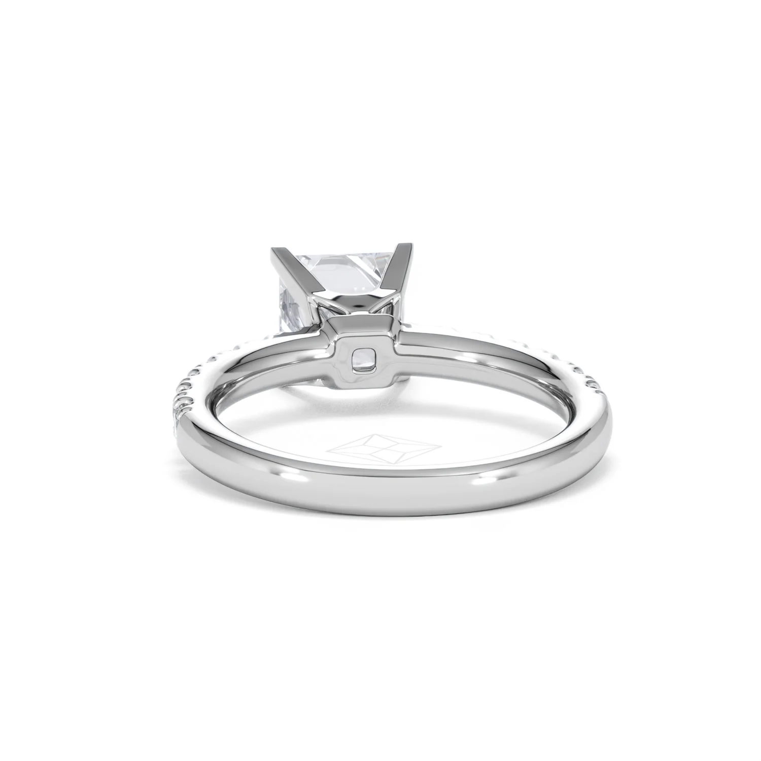 2.10ct Katerina Lab Princess Diamond Engagement Ring Platinum F/VS1 - Image 38
