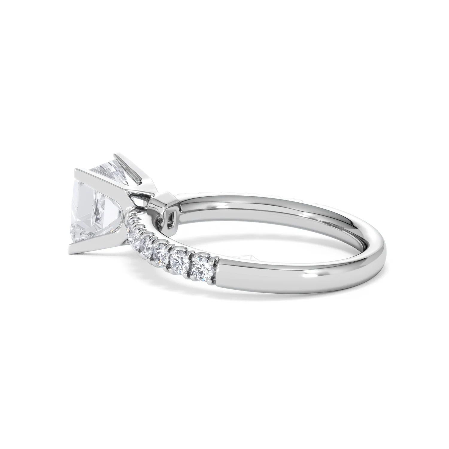 2.10ct Katerina Lab Princess Diamond Engagement Ring Platinum F/VS1 - Image 44