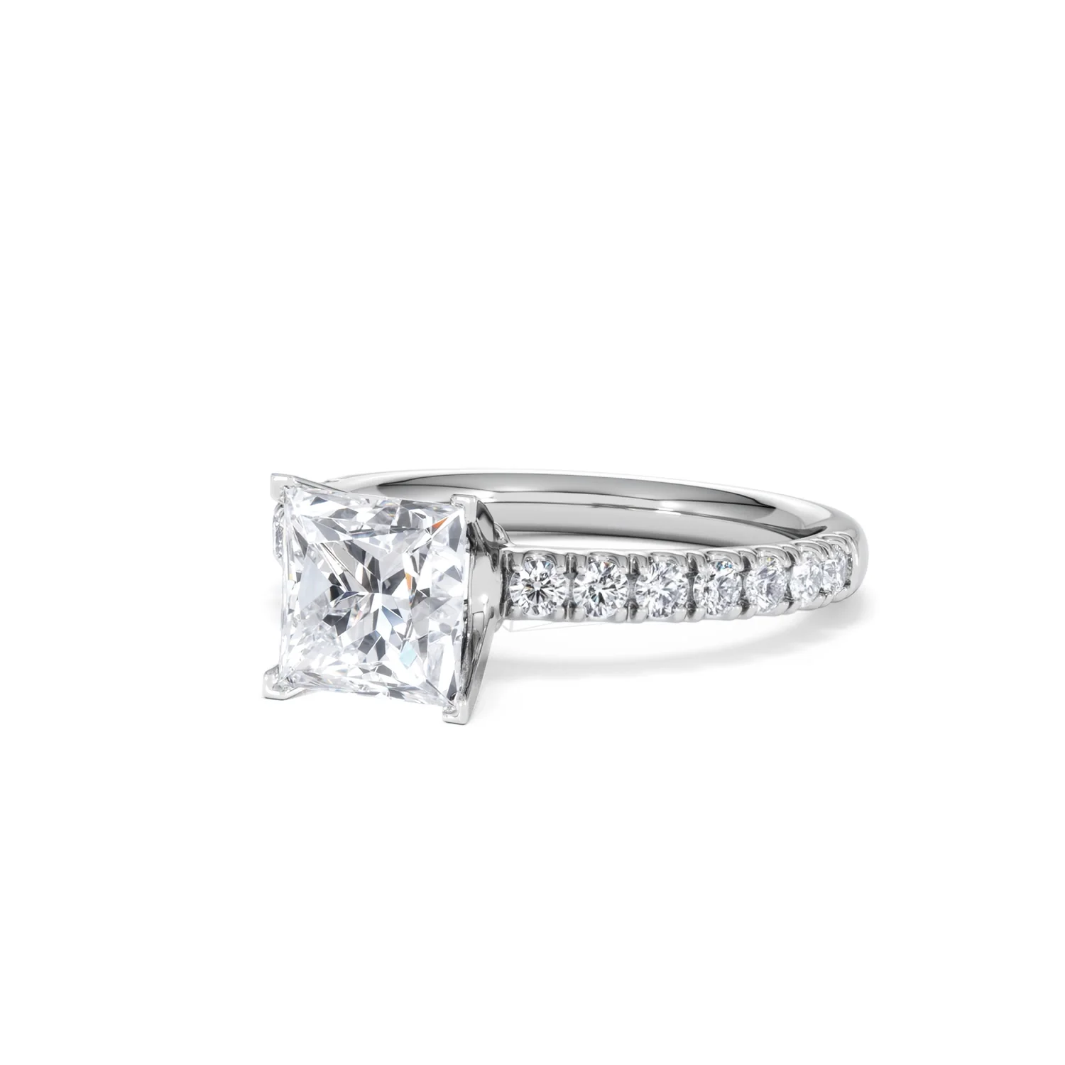 2.10ct Katerina Lab Princess Diamond Engagement Ring Platinum F/VS1 - Image 52