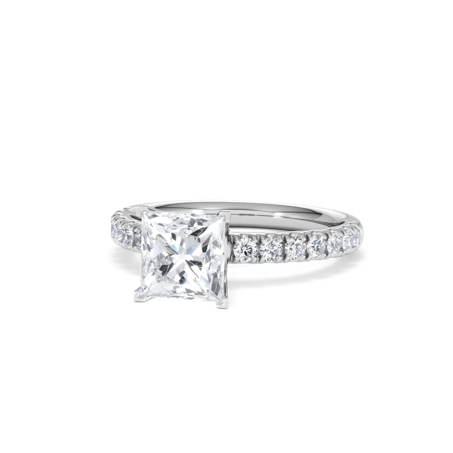 2.10ct Katerina Lab Princess Diamond Engagement Ring Platinum F/VS1 - Image 54
