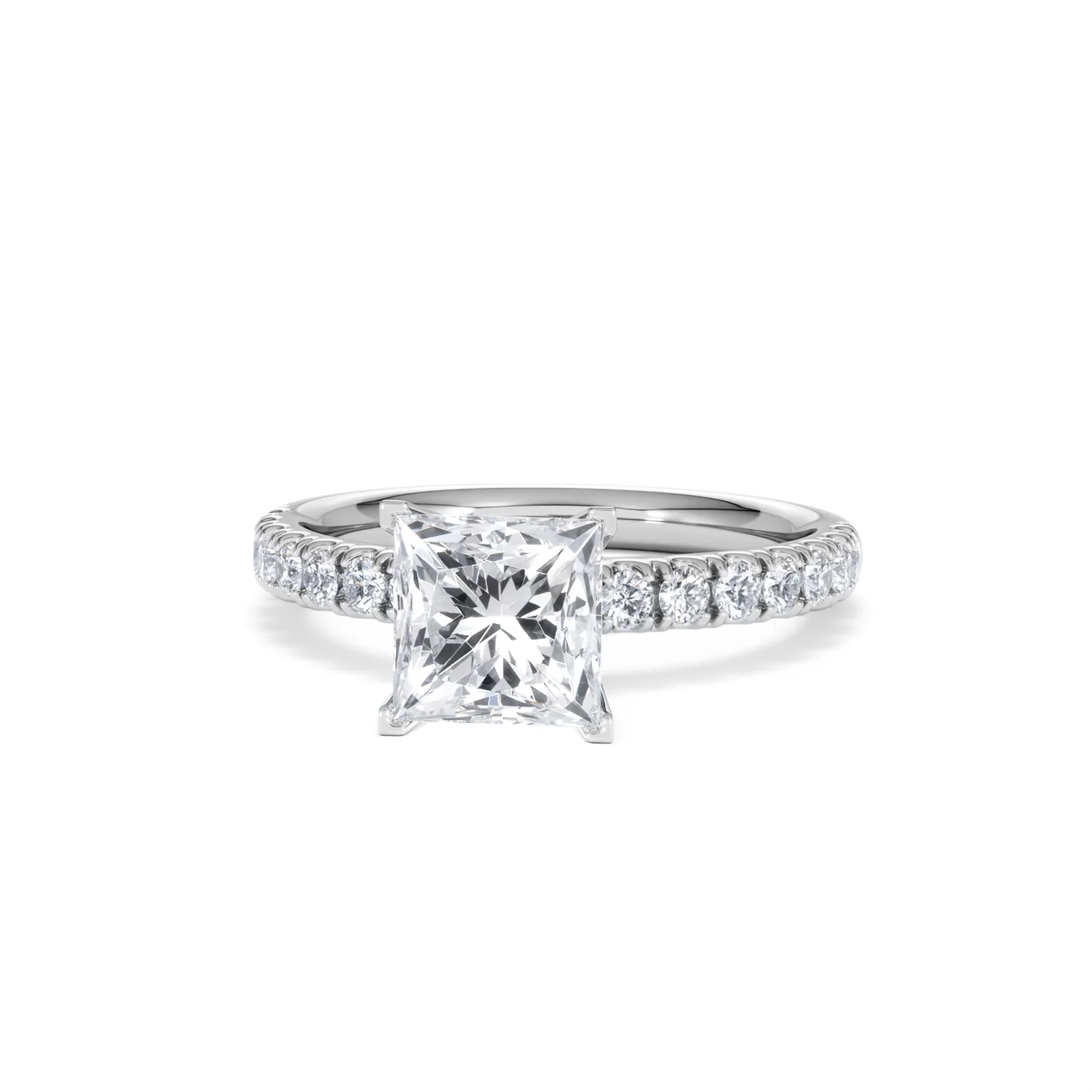 2.10ct Katerina Lab Princess Diamond Engagement Ring Platinum F/VS1 - Image 56