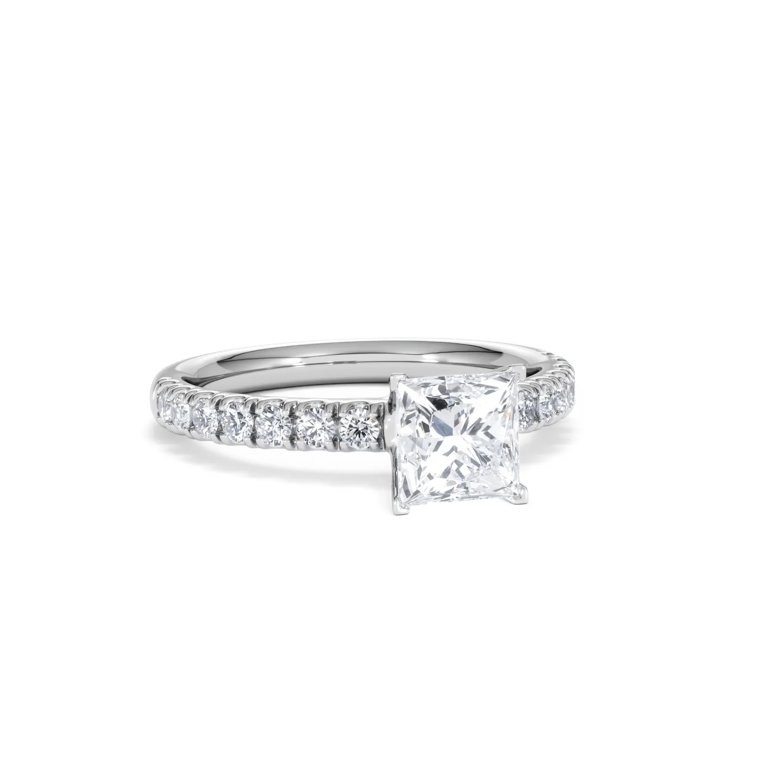 2.10ct Katerina Lab Princess Diamond Engagement Ring Platinum F/VS1 - Image 58