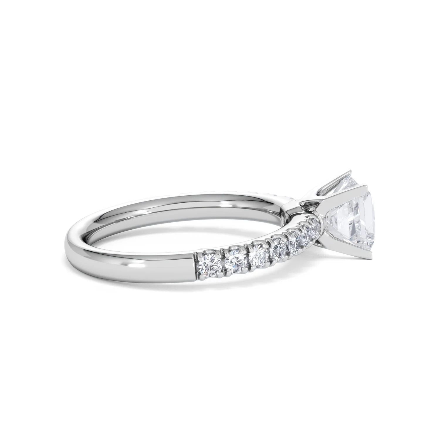 2.10ct Katerina Lab Princess Diamond Engagement Ring Platinum F/VS1 - Image 64