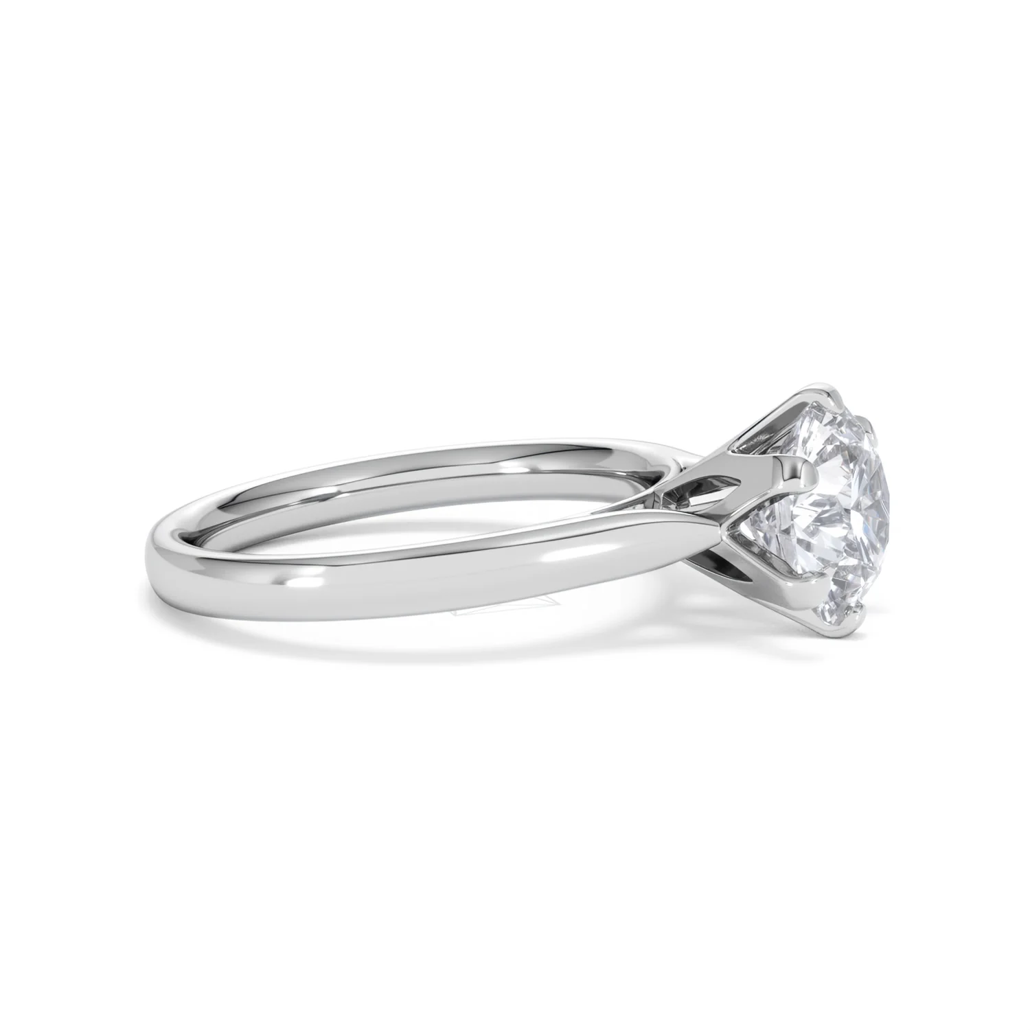 2 Ct Diamond Engagement Ring High Set Chloe Lab F/VS1 18K White Gold - Image 23