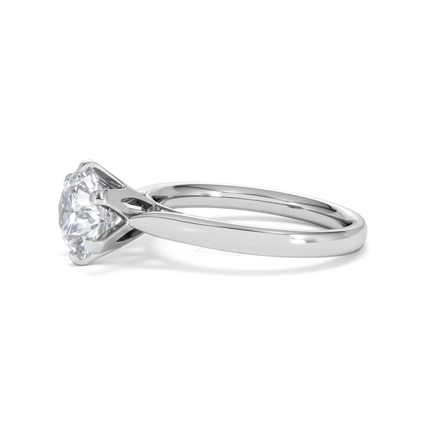 2 Ct Diamond Engagement Ring High Set Chloe Lab F/VS1 18K White Gold - Image 73
