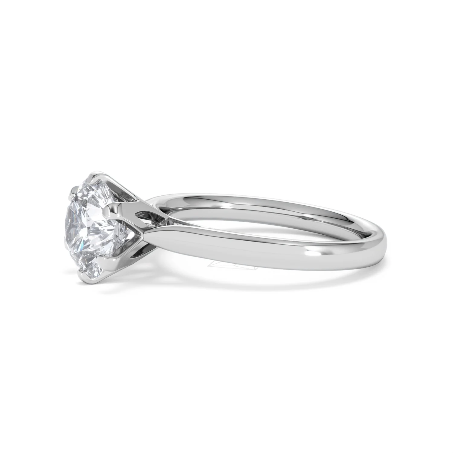 2 Ct Diamond Engagement Ring High Set Chloe Lab F/VS1 18K White Gold - Image 74