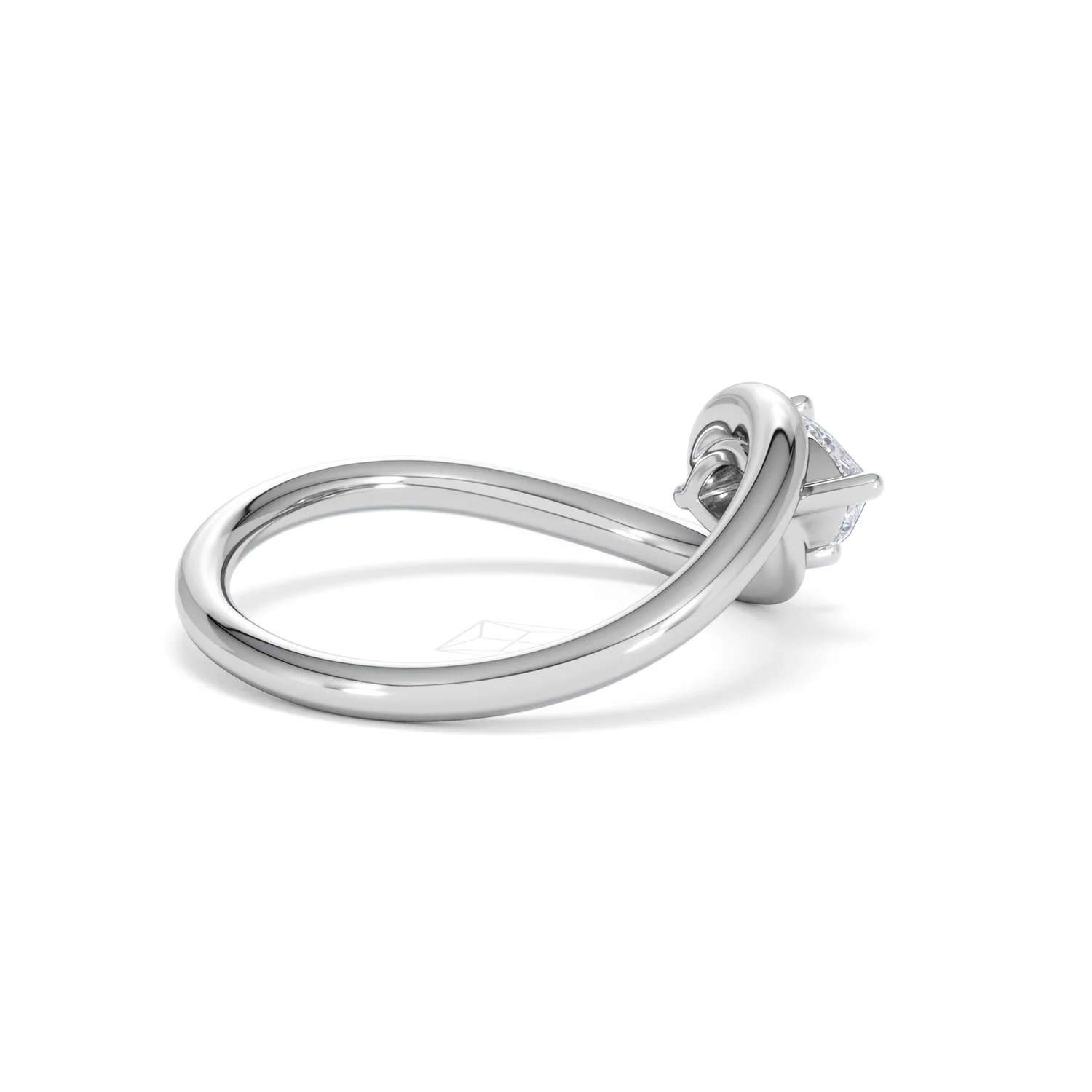 Affinity 0.50ct Marquise Cut Lab Diamond Solitaire Engagement Ring in Platinum - Image 34