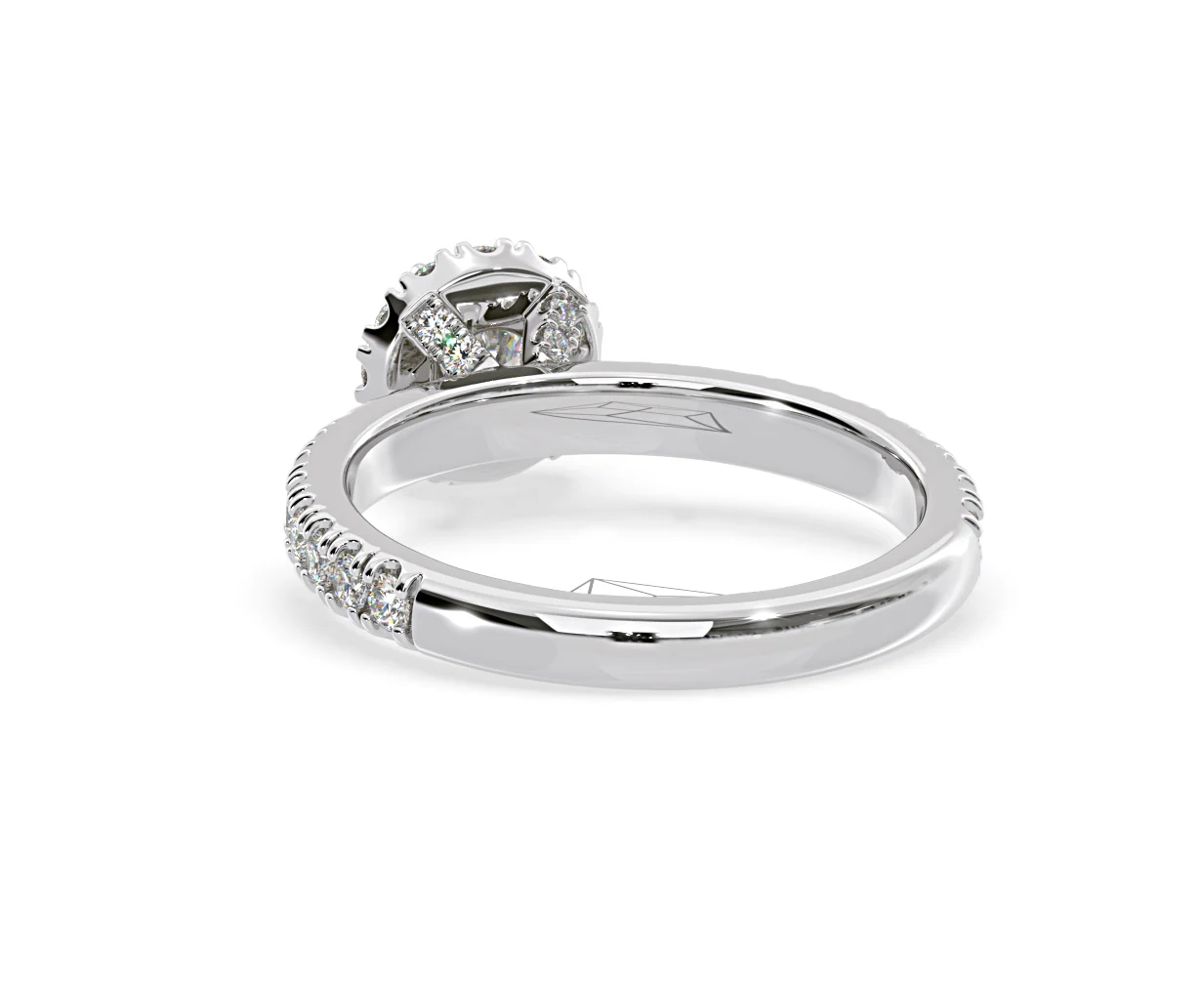 Alessandra Diamond Engagement Ring Platinum 1.10CT G/VS1 - Image 42