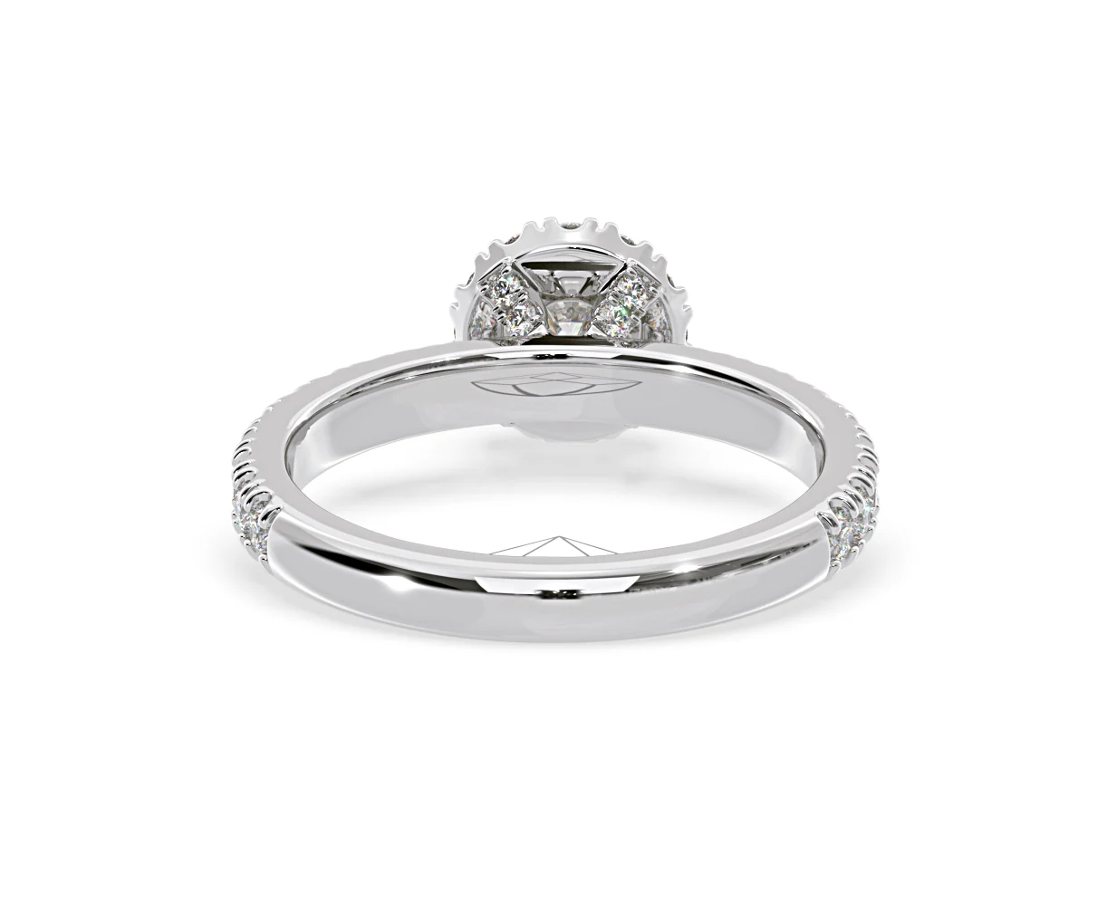 Alessandra Diamond Engagement Ring Platinum 1.10CT G/VS1 - Image 47