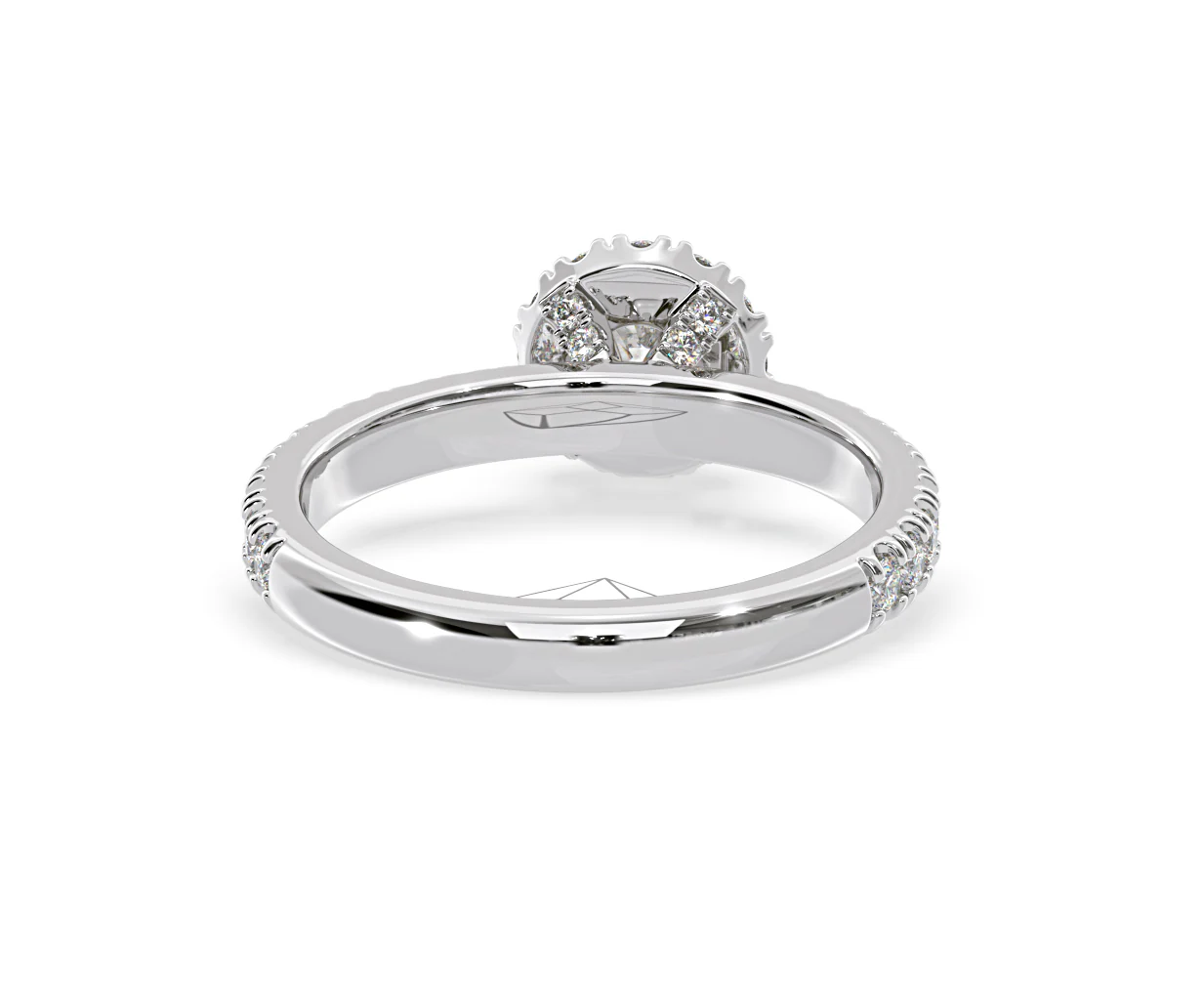 Alessandra Diamond Engagement Ring Platinum 1.10CT G/VS1 - Image 48
