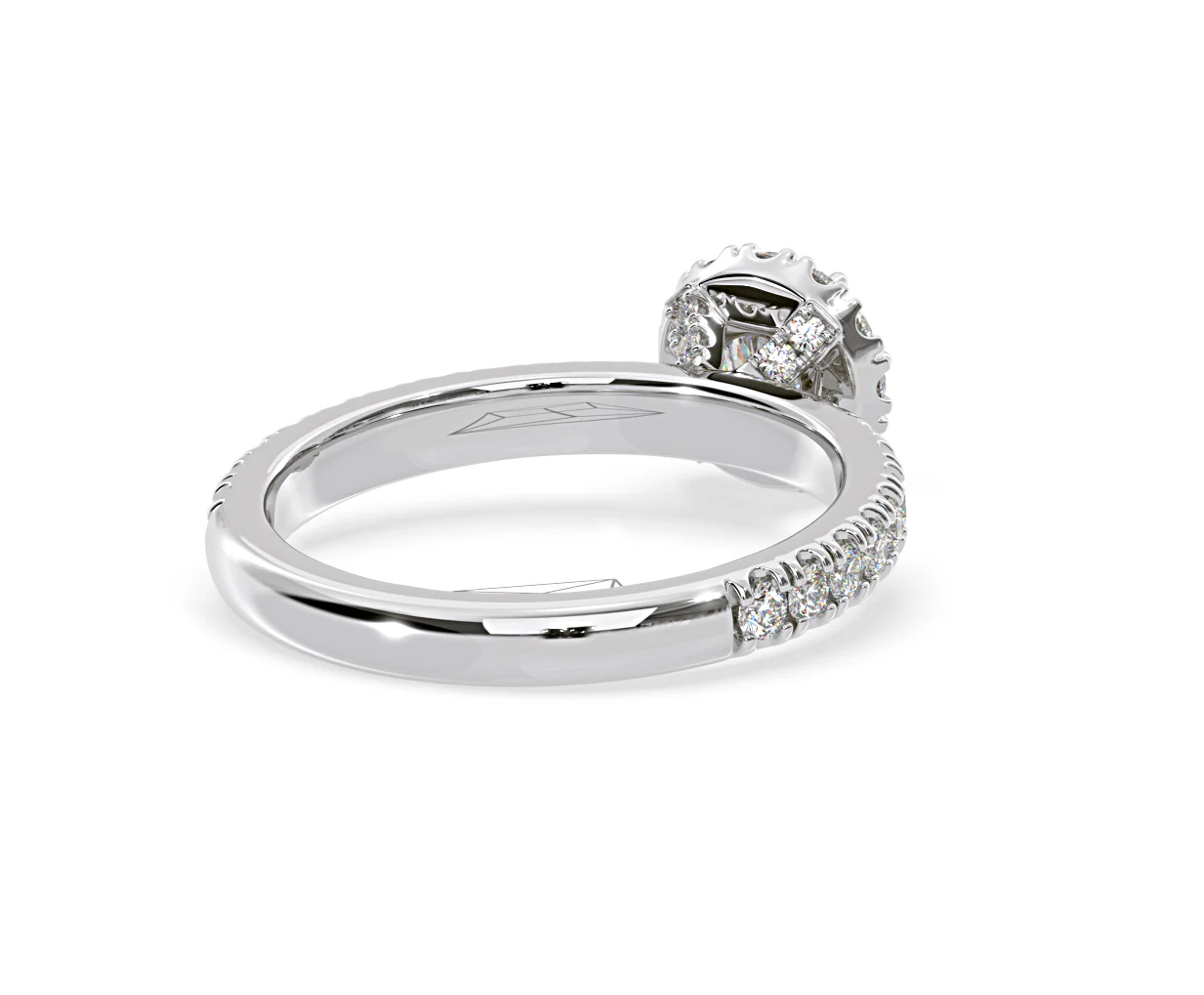 Alessandra Diamond Engagement Ring Platinum 1.10CT G/VS1 - Image 53