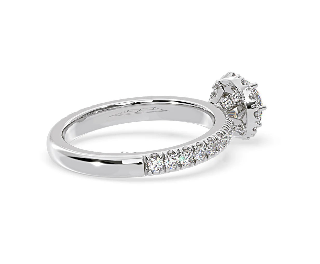 Alessandra Diamond Engagement Ring Platinum 1.10CT G/VS1 - Image 59