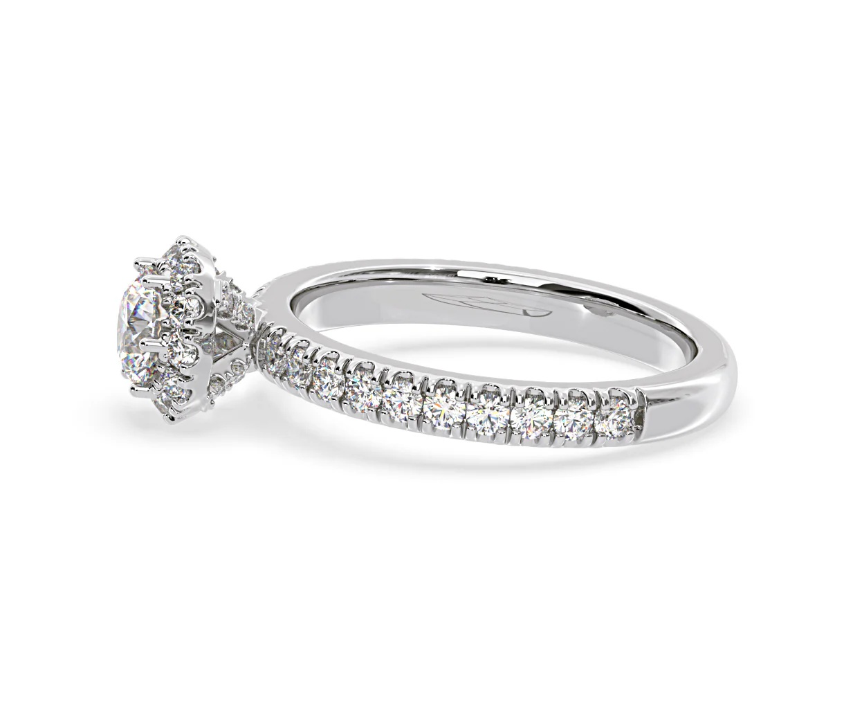 Alessandra GIA Diamond Engagement Ring 18KW Gold 1.35CT G/SI1 - Image 25