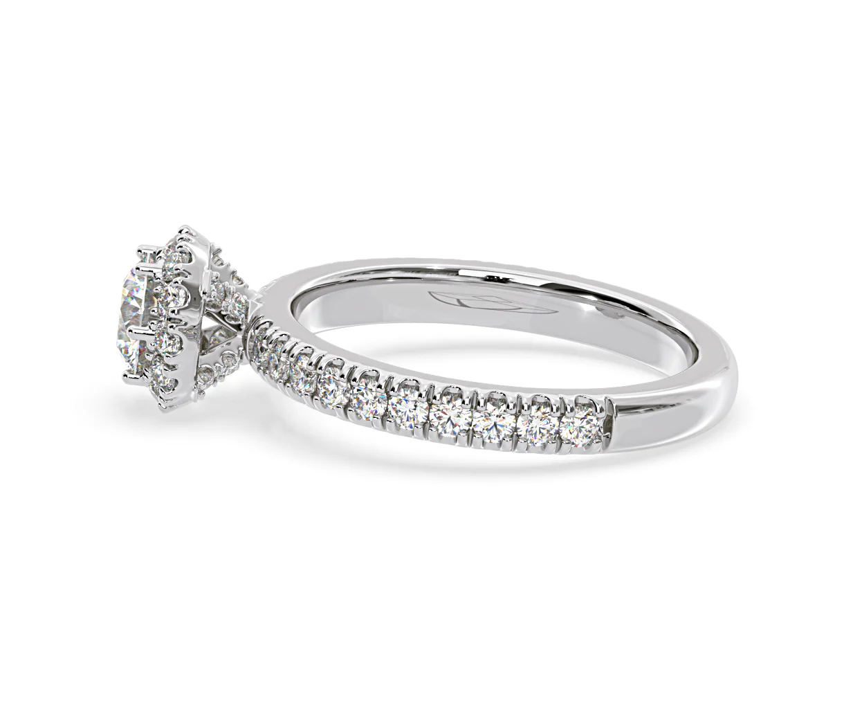 Alessandra GIA Diamond Engagement Ring 18KW Gold 1.35CT G/SI1 - Image 27