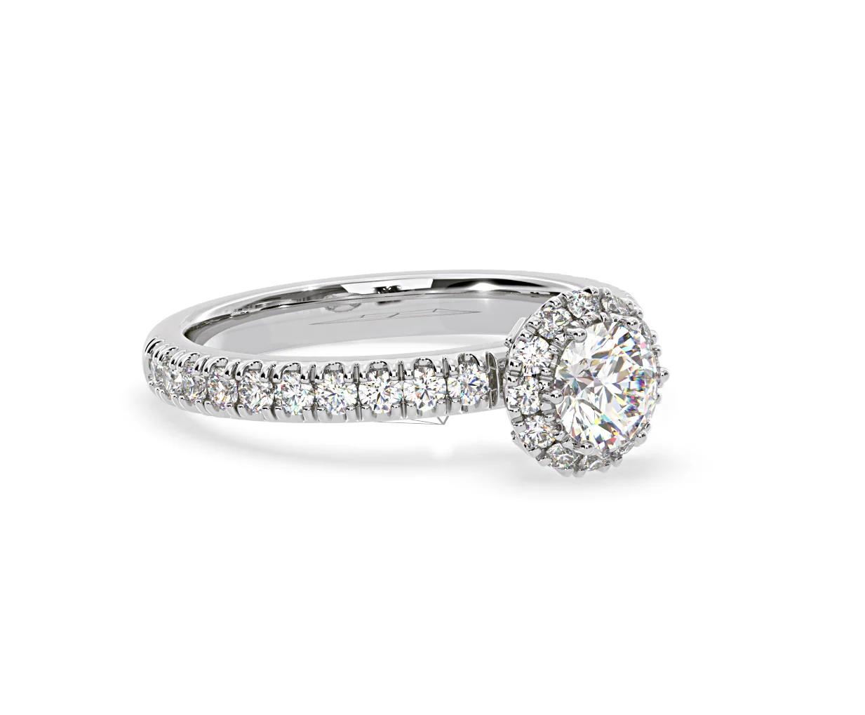 Alessandra GIA Diamond Engagement Ring 18KW Gold 1.35CT G/SI1 - Image 78