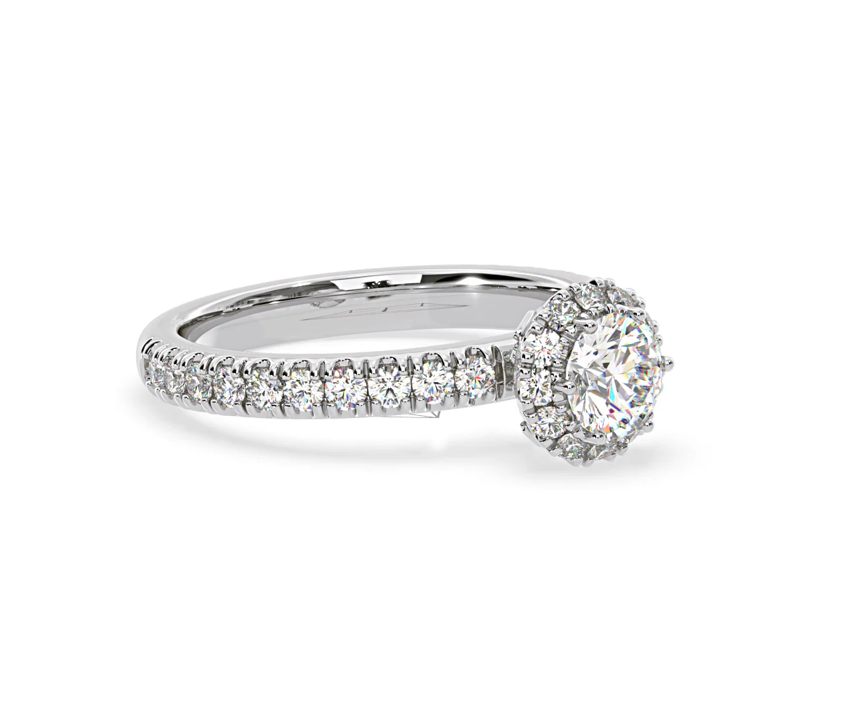 Alessandra GIA Diamond Engagement Ring 18KW Gold 1.35CT G/SI2 - Image 77