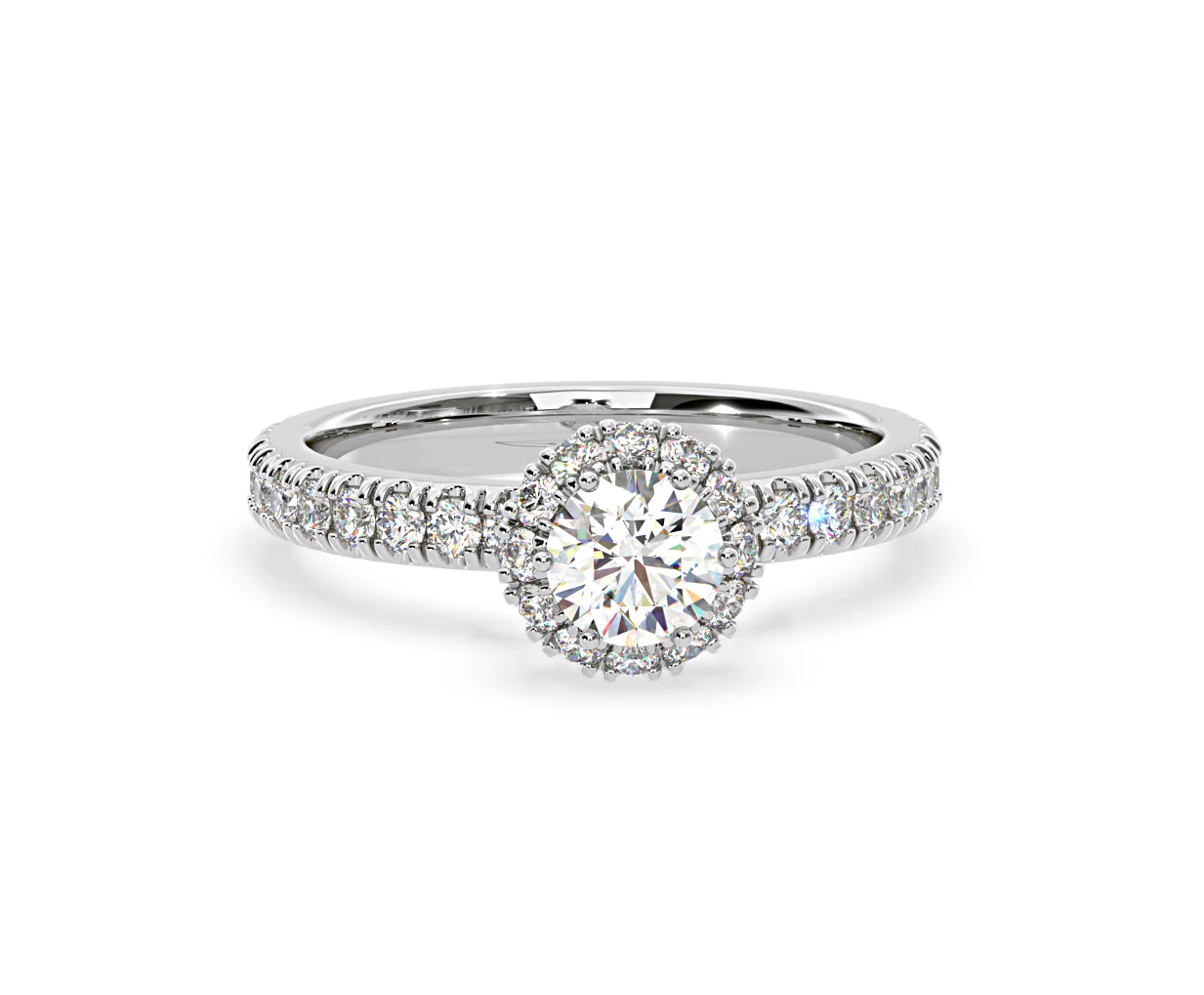 Alessandra GIA Diamond Engagement Ring 18KW Gold 1.35CT G/SI2 - Image 85