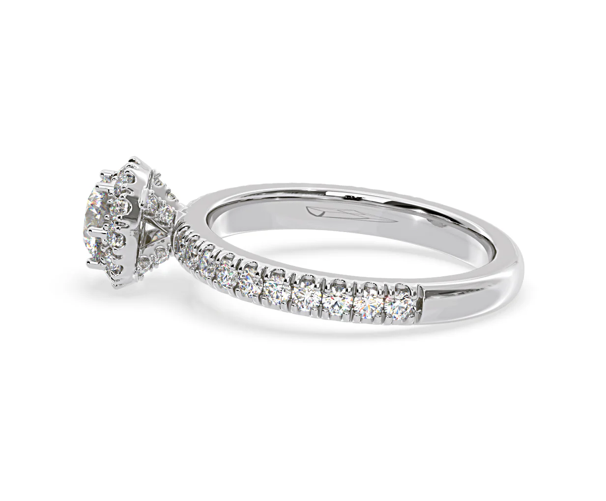 Alessandra GIA Diamond Engagement Ring Platinum 1.35CT G/VS1 - Image 28