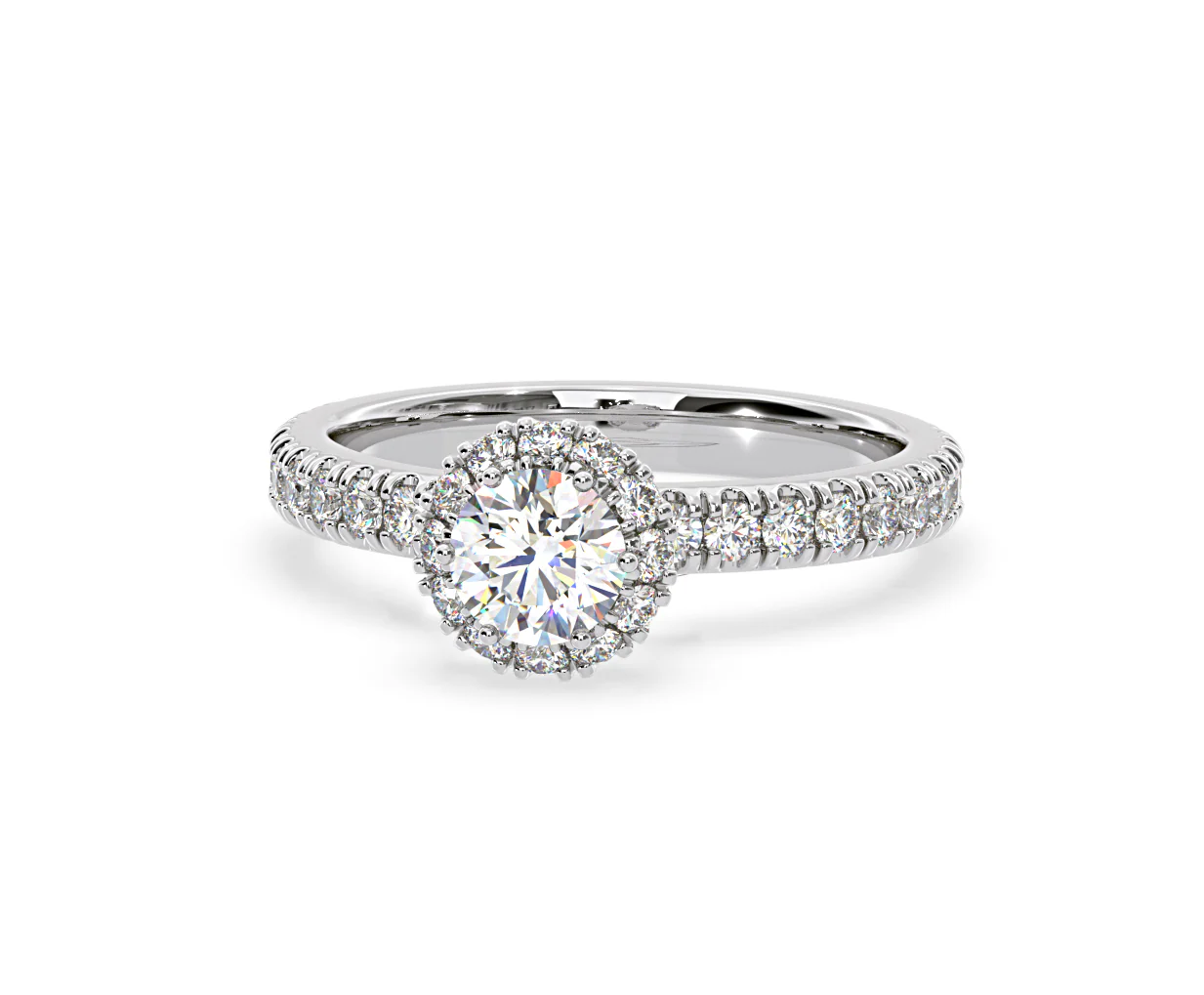 Alessandra GIA Diamond Engagement Ring Platinum 1.35CT G/VS1 - Image 9