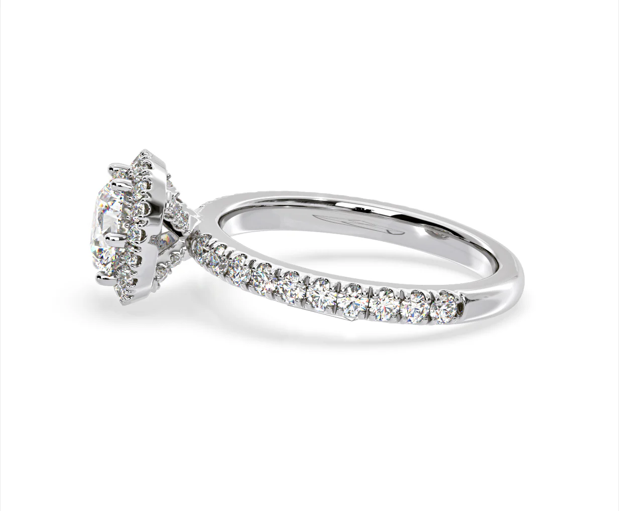 Alessandra GIA Diamond Engagement Ring Platinum 1.60CT G/VS2 - Image 26