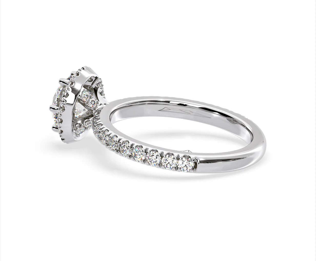 Alessandra GIA Diamond Engagement Ring Platinum 1.60CT G/VS2 - Image 32