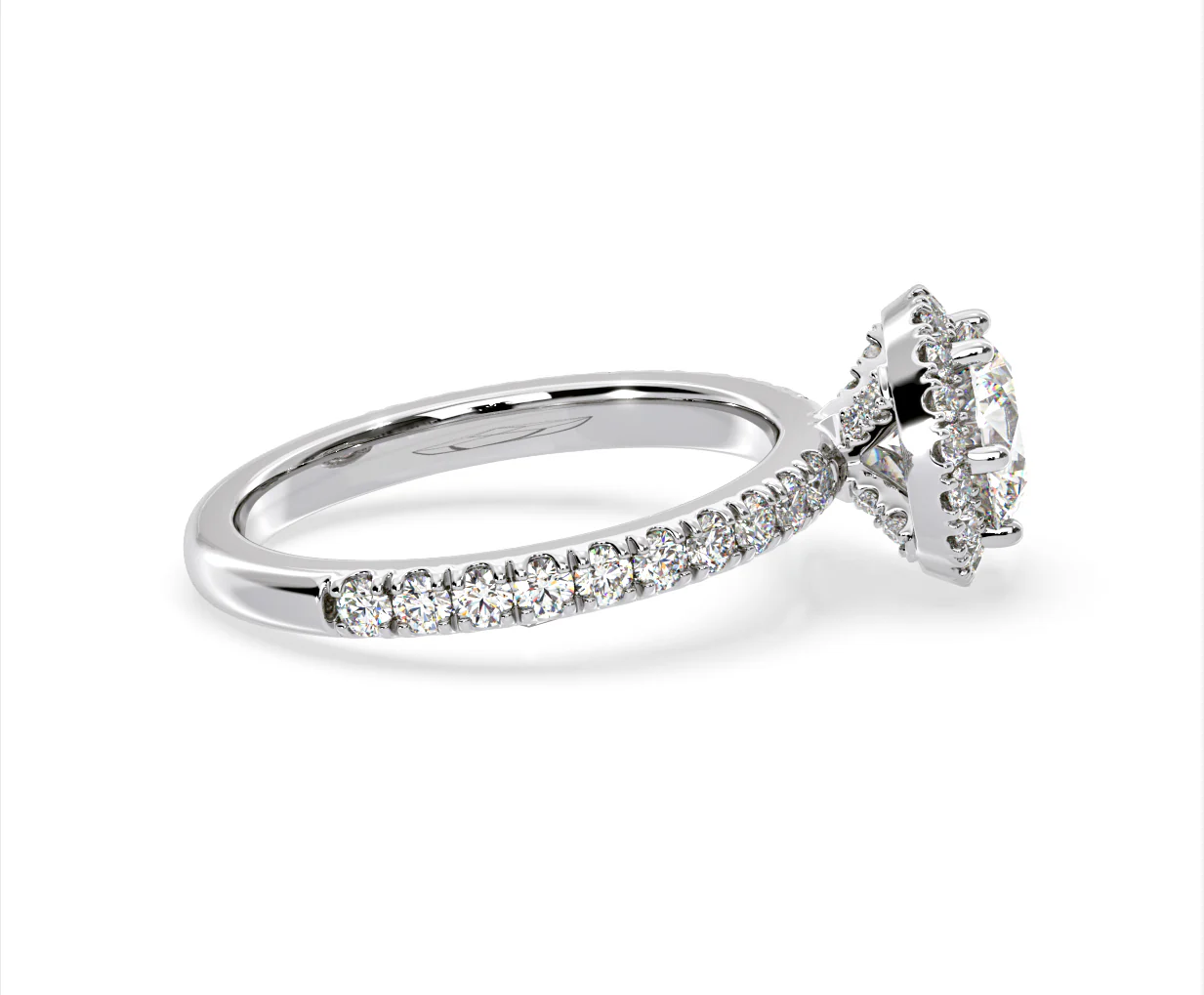 Alessandra GIA Diamond Engagement Ring Platinum 1.60CT G/VS2 - Image 66