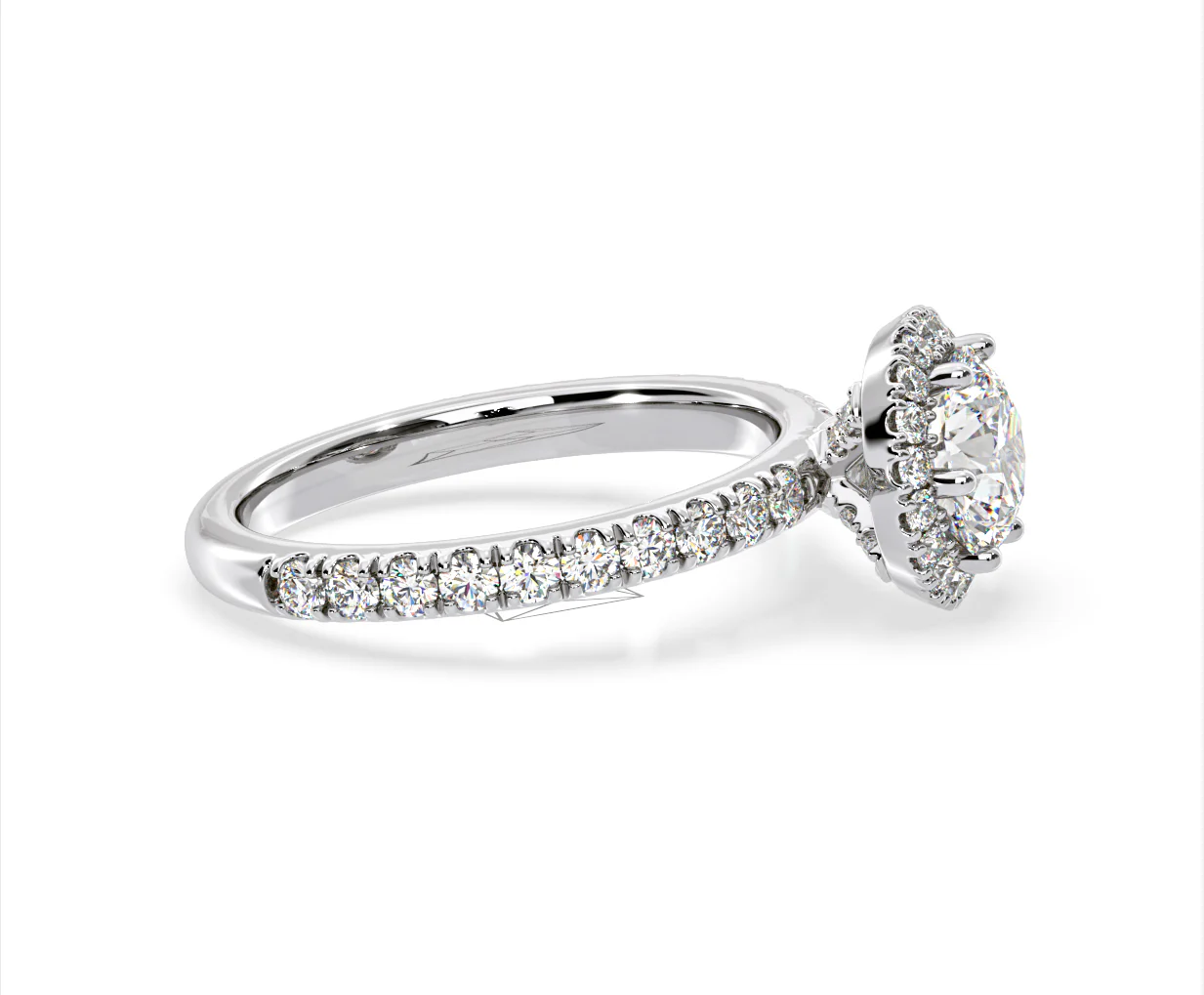 Alessandra GIA Diamond Engagement Ring Platinum 1.60CT G/VS2 - Image 69