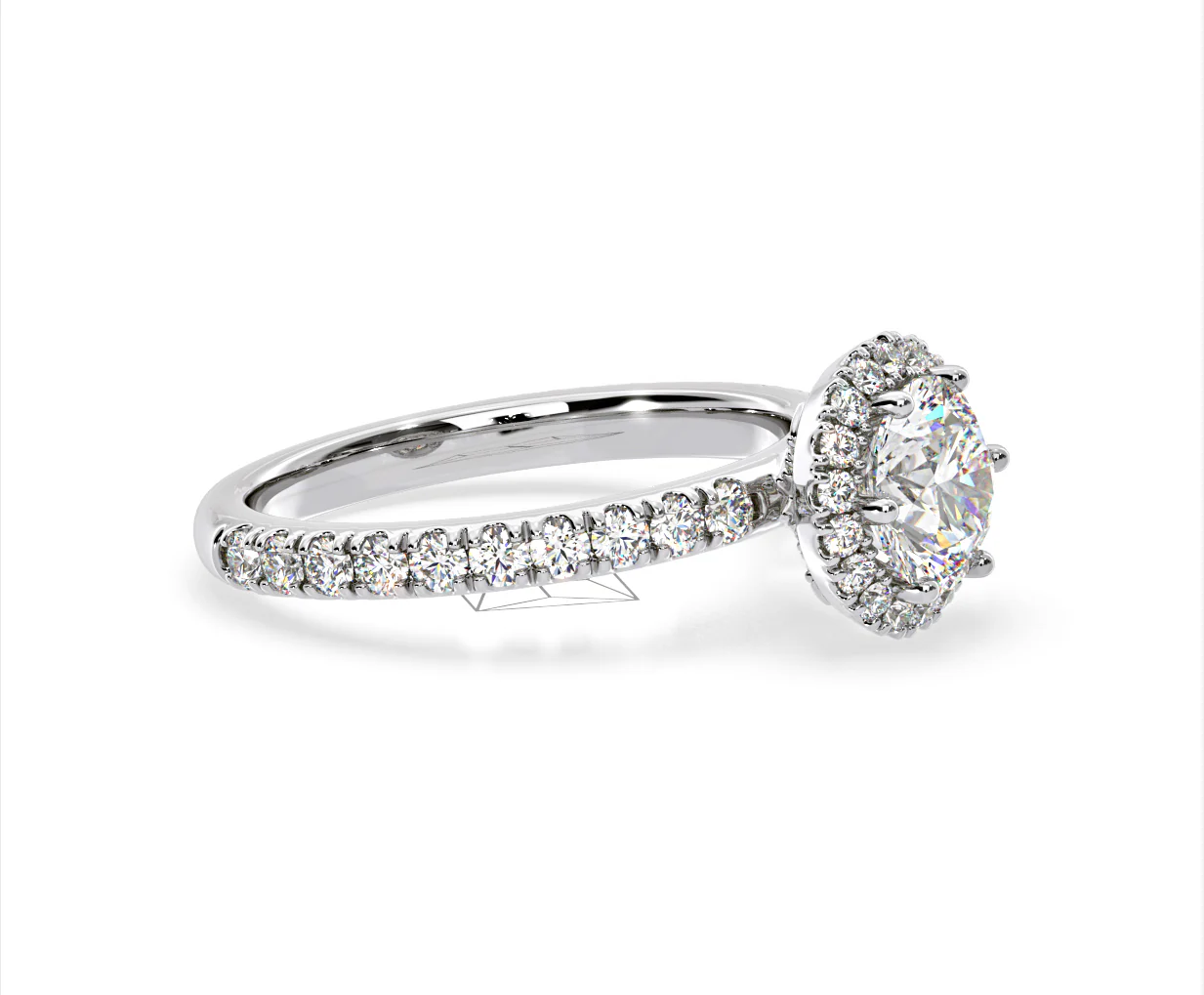 Alessandra GIA Diamond Engagement Ring Platinum 1.60CT G/VS2 - Image 73