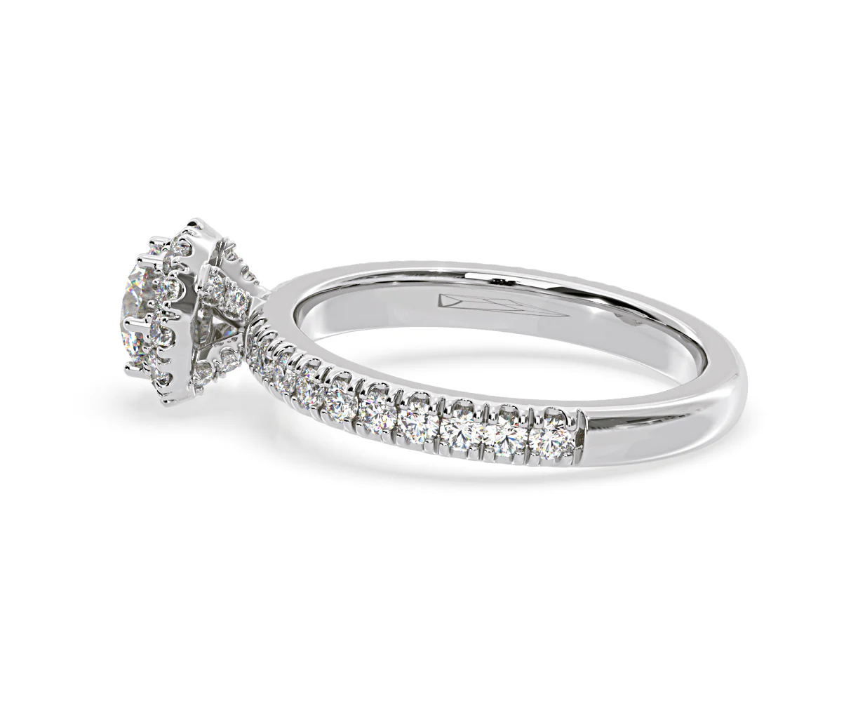 Alessandra Diamond Engagement Ring Platinum 1.10CT G/SI2 - Image 29