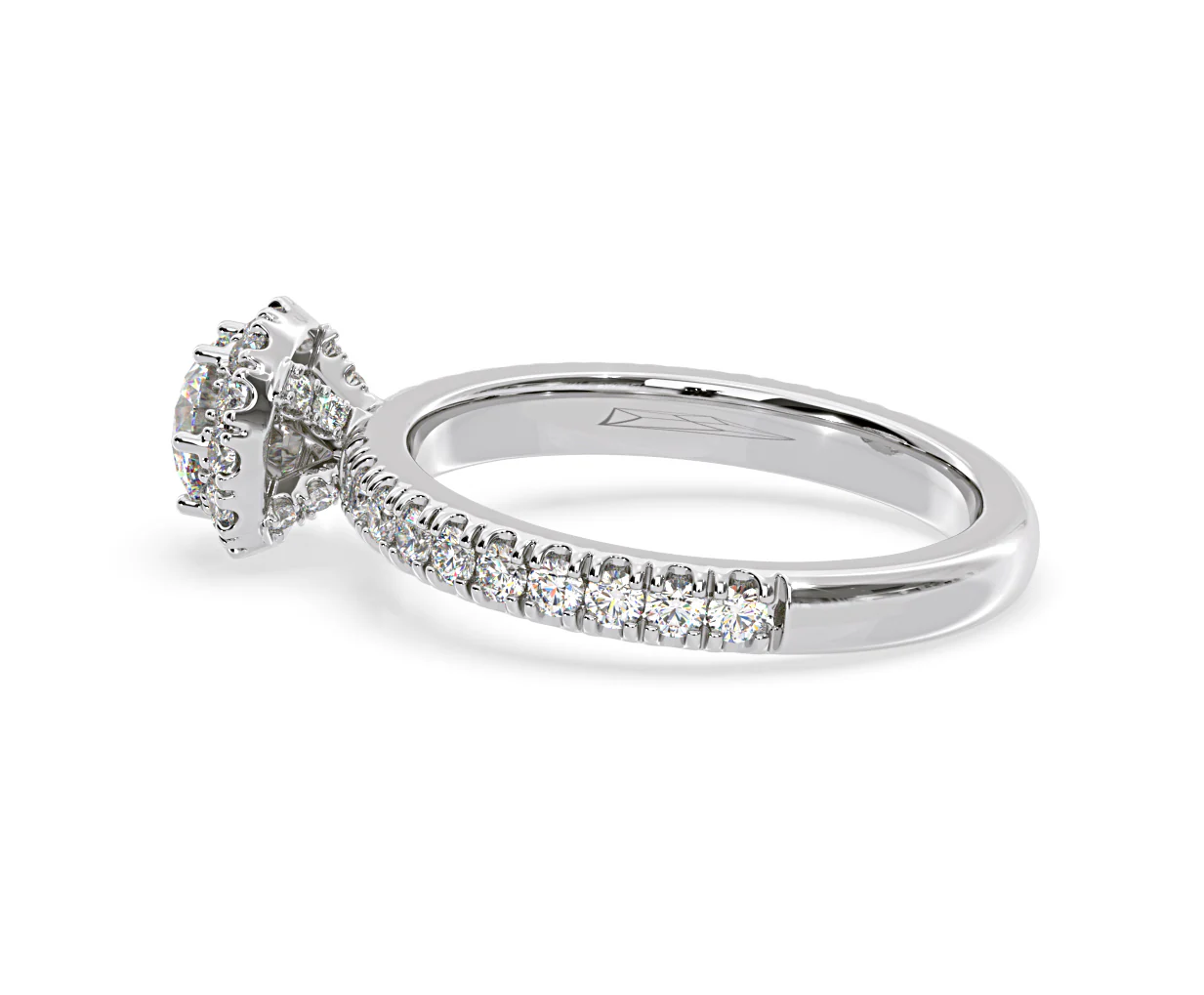 Alessandra Diamond Engagement Ring Platinum 1.10CT G/SI2 - Image 30