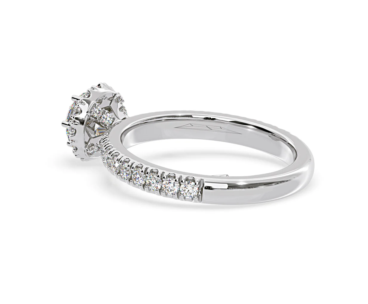 Alessandra Diamond Engagement Ring Platinum 1.10CT G/SI2 - Image 34