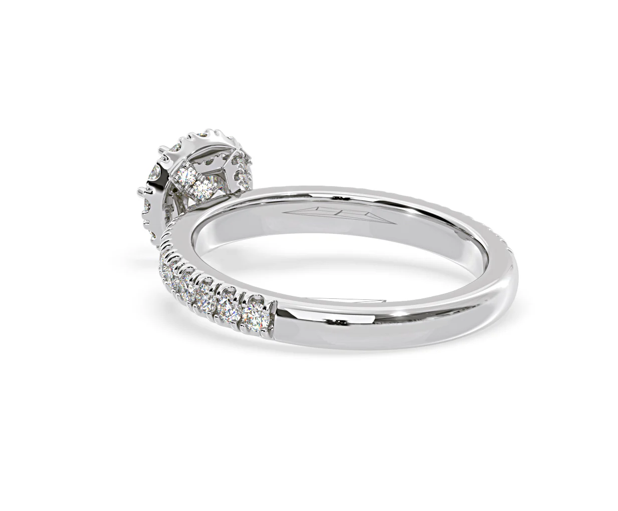 Alessandra Diamond Engagement Ring Platinum 1.10CT G/SI2 - Image 38