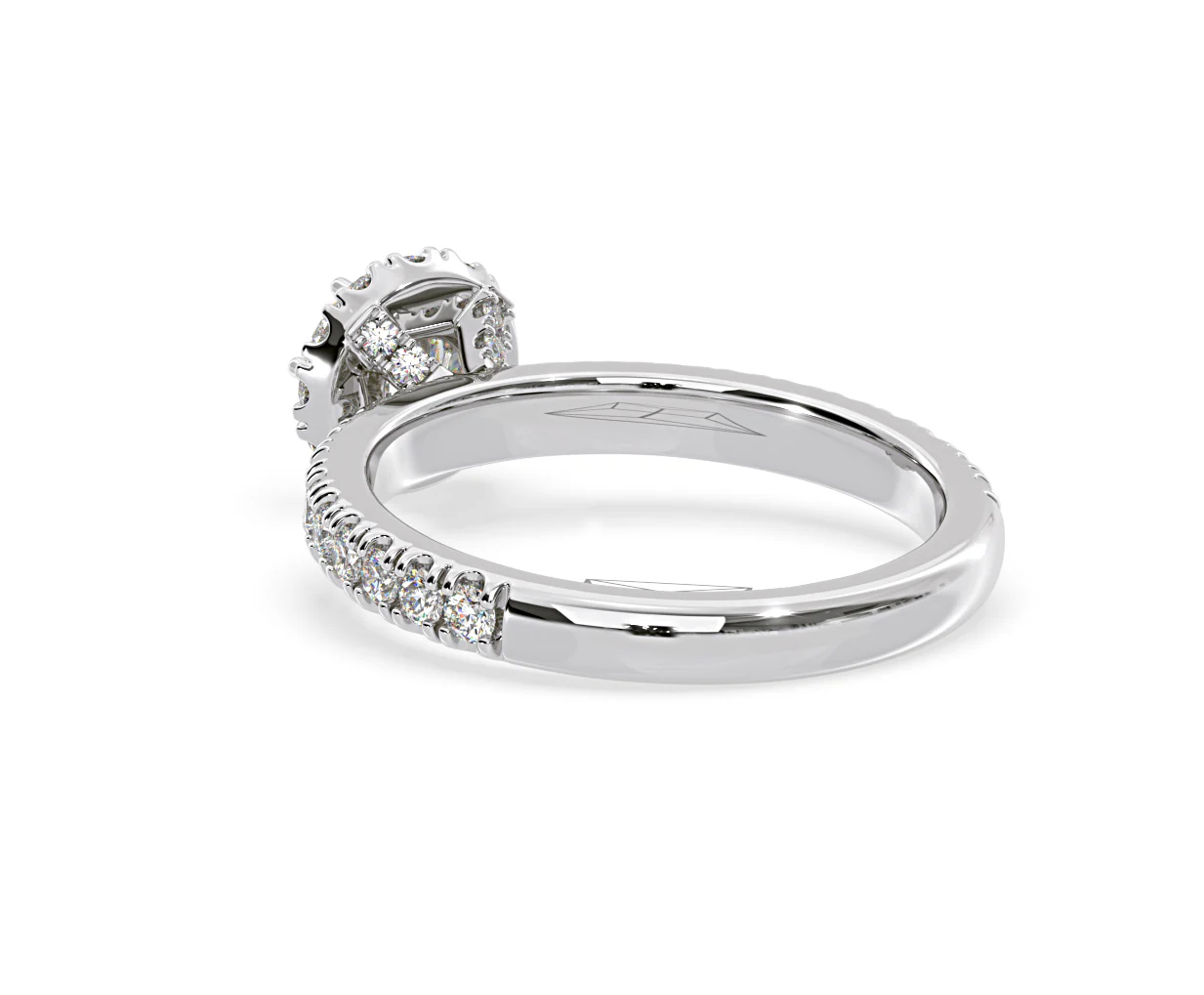 Alessandra Diamond Engagement Ring Platinum 1.10CT G/SI2 - Image 39