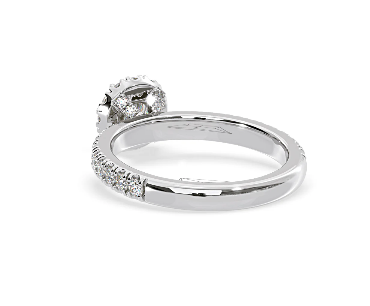 Alessandra Diamond Engagement Ring Platinum 1.10CT G/SI2 - Image 40