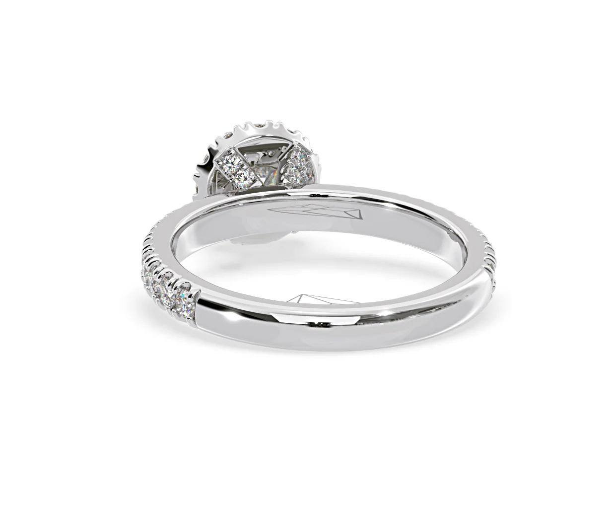Alessandra Diamond Engagement Ring Platinum 1.10CT G/SI2 - Image 43