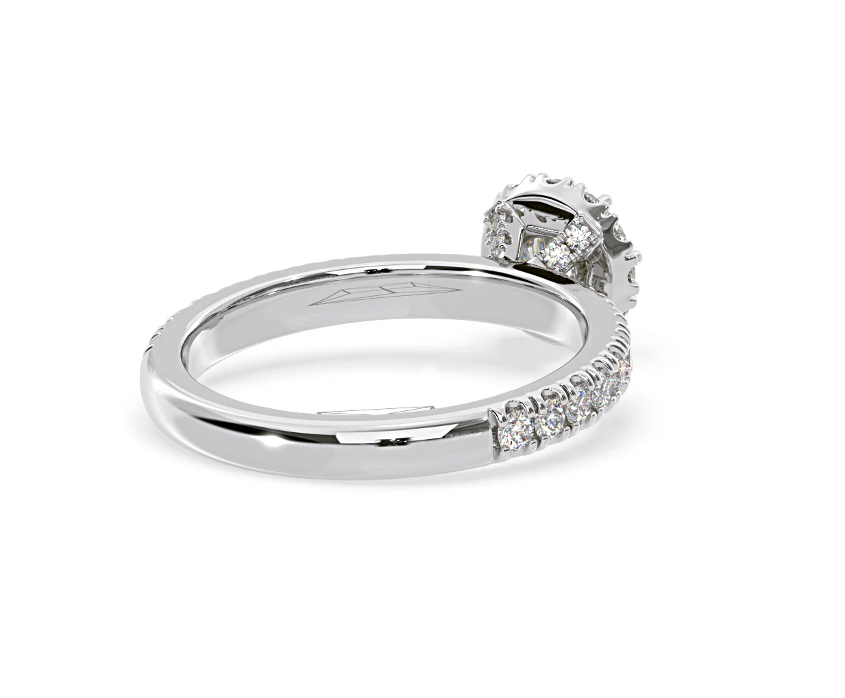 Alessandra Diamond Engagement Ring Platinum 1.10CT G/SI2 - Image 54