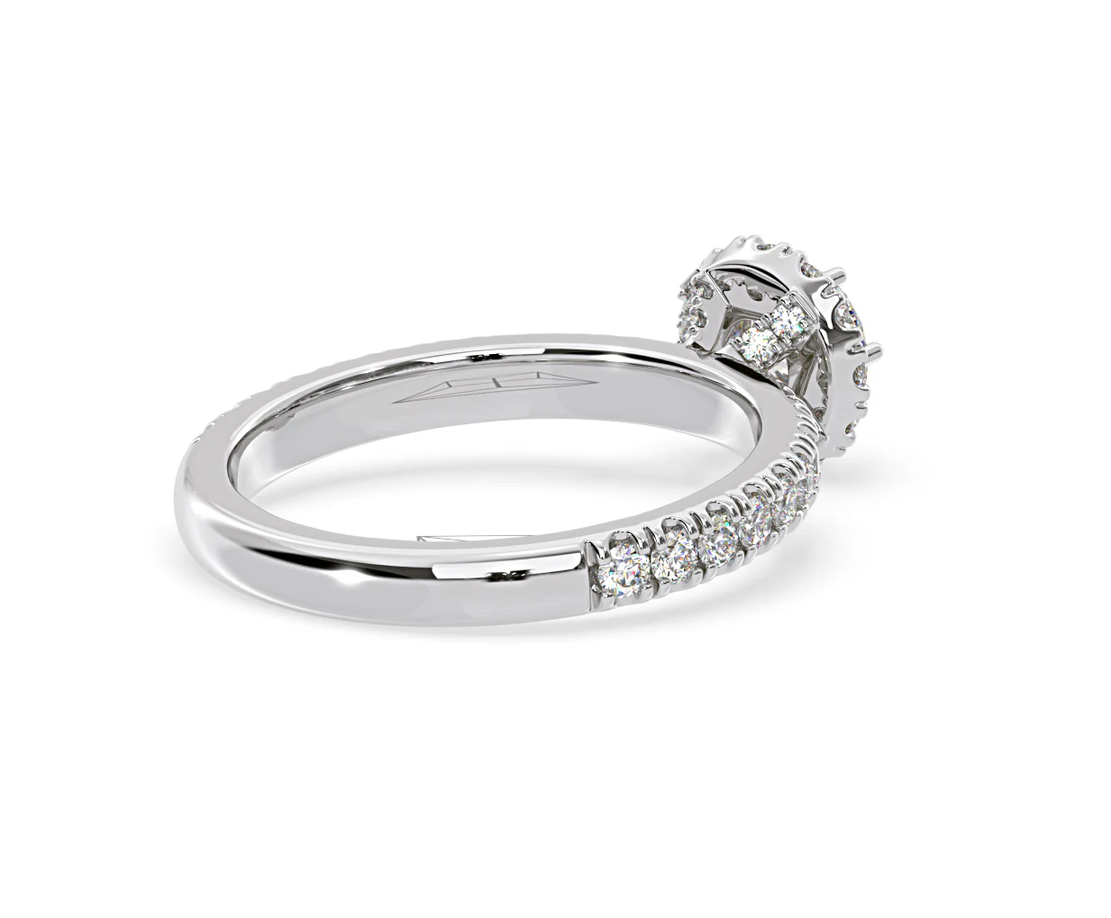 Alessandra Diamond Engagement Ring Platinum 1.10CT G/SI2 - Image 56