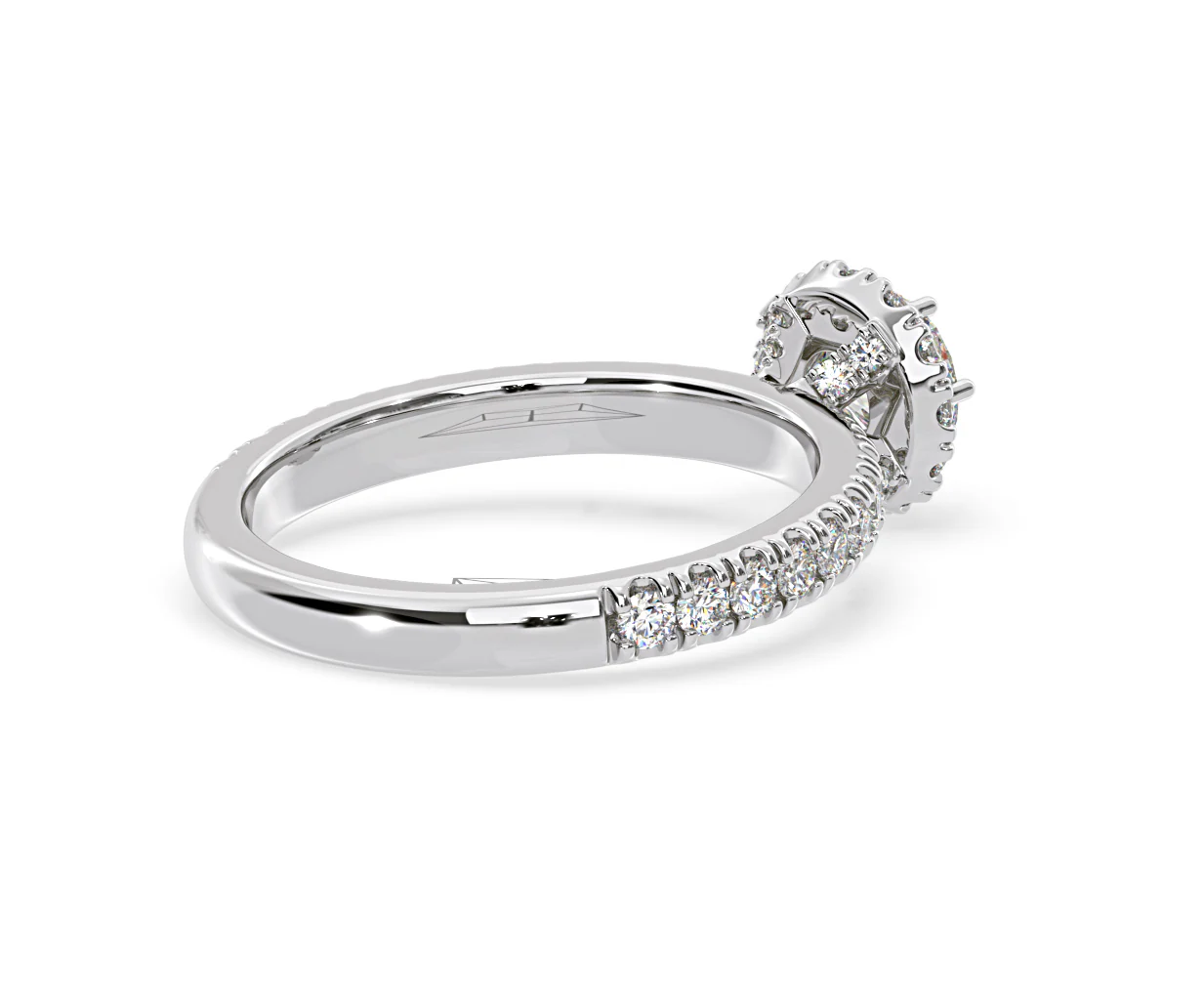 Alessandra Diamond Engagement Ring Platinum 1.10CT G/SI2 - Image 57