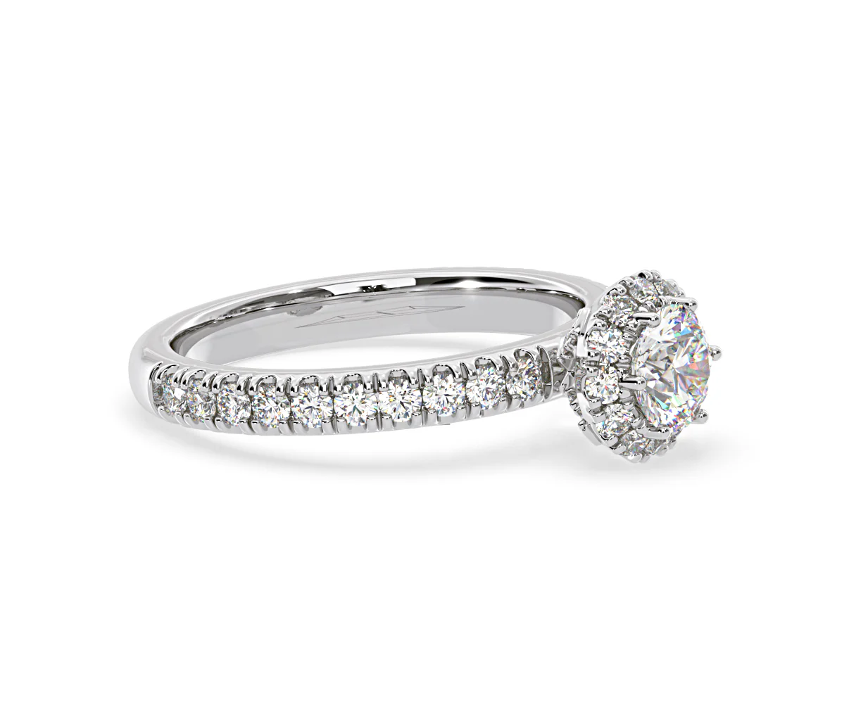 Alessandra Diamond Engagement Ring Platinum 1.10CT G/SI2 - Image 74