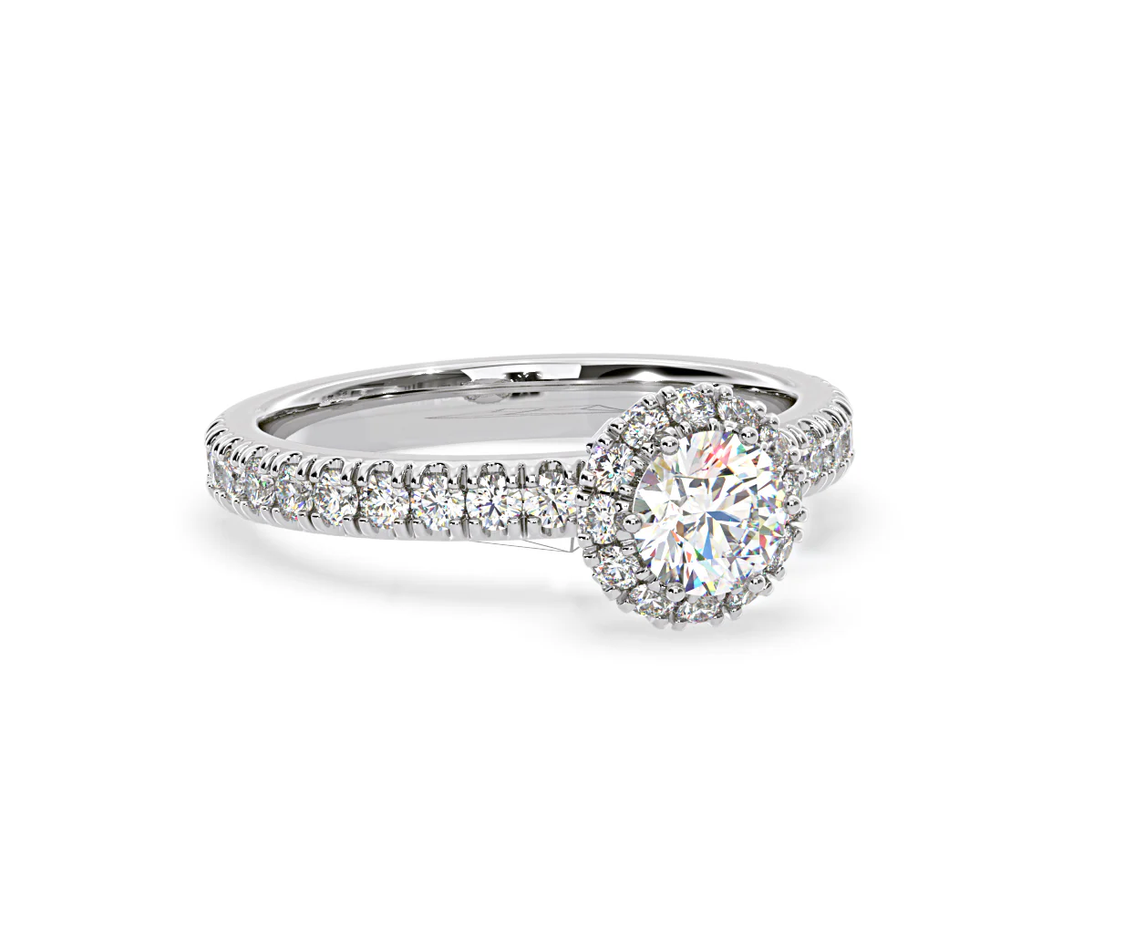Alessandra Diamond Engagement Ring Platinum 1.10CT G/SI2 - Image 81