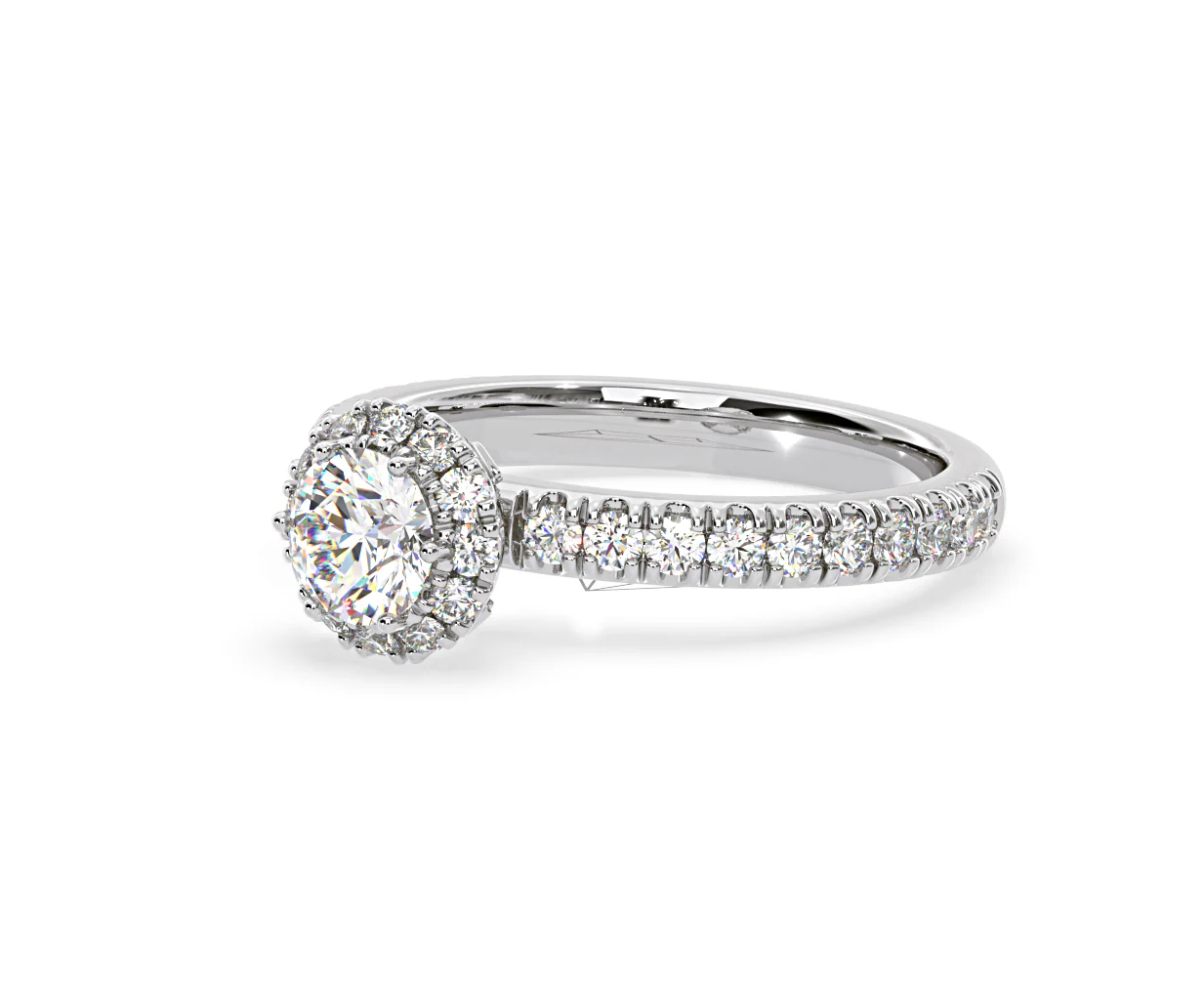Alessandra GIA Diamond Engagement Ring Platinum 1.35CT G/VS2 - Image 15