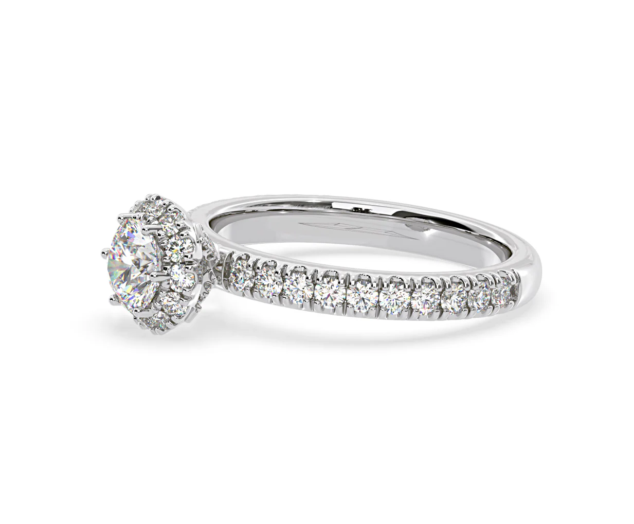 Alessandra GIA Diamond Engagement Ring Platinum 1.35CT G/VS2 - Image 20