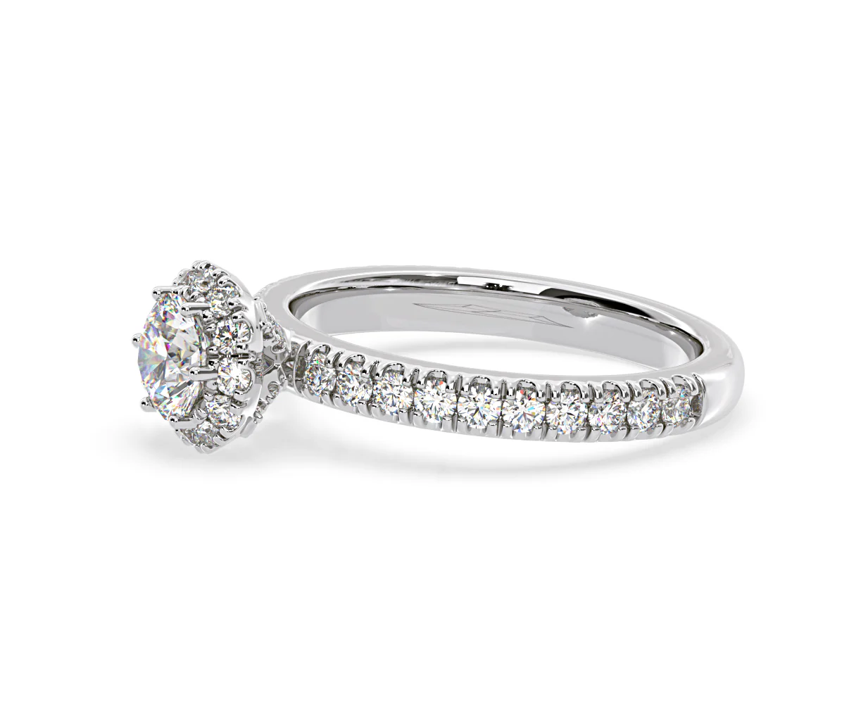 Alessandra GIA Diamond Engagement Ring Platinum 1.35CT G/VS2 - Image 21