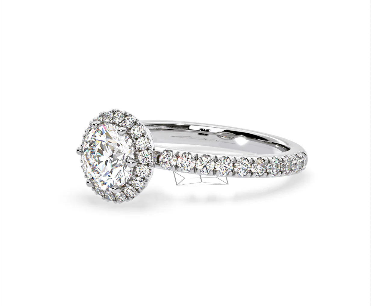 Alessandra GIA Diamond Engagement Ring Platinum 1.70CT G/VS2 - Image 16